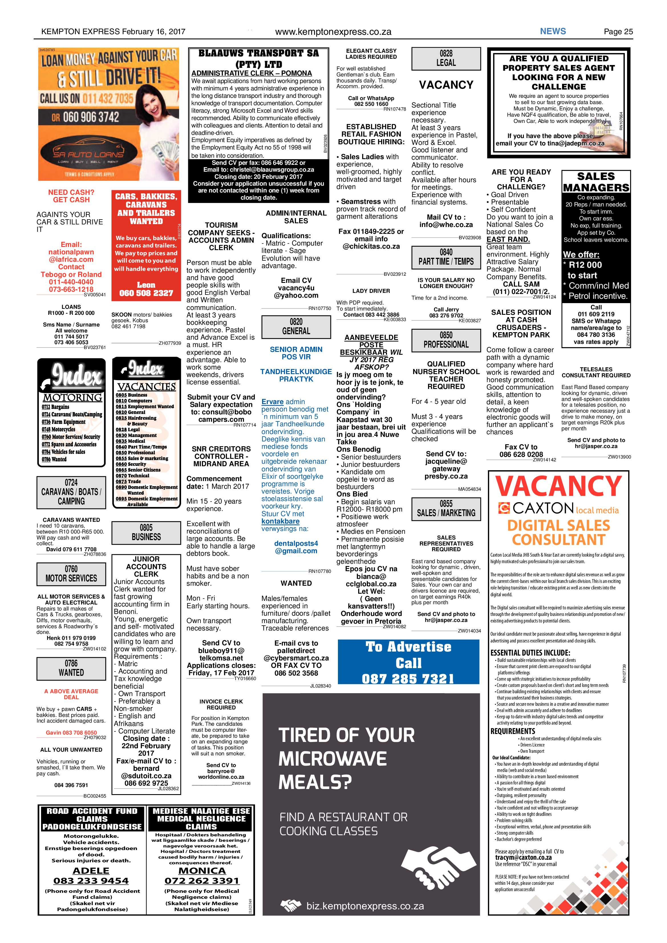 Kempton Express 16 February 2017 page 25