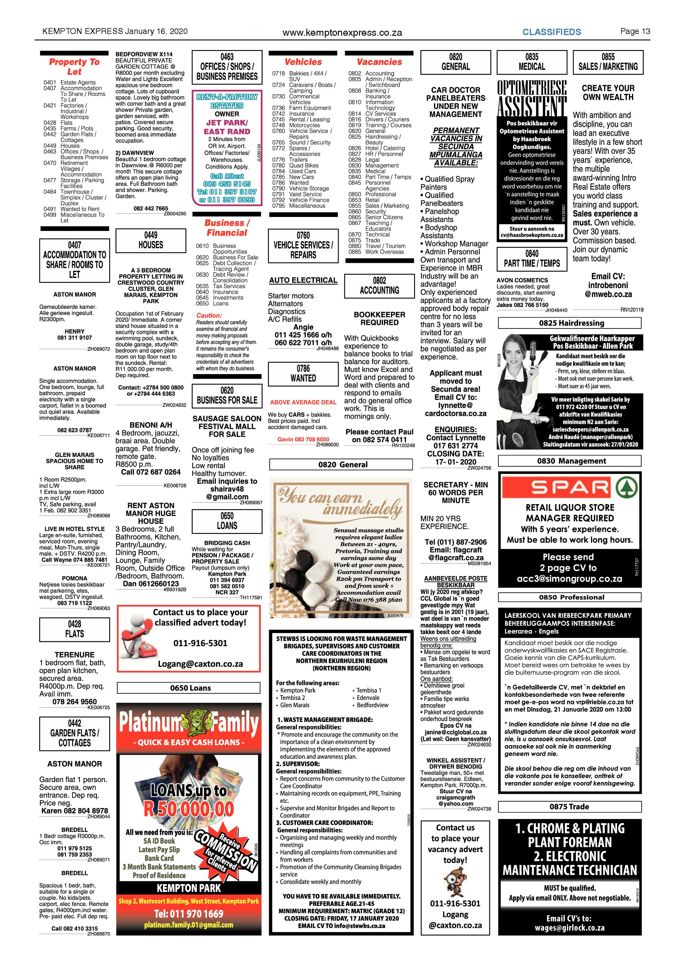 Kempton Express 16 January 2020 page 13