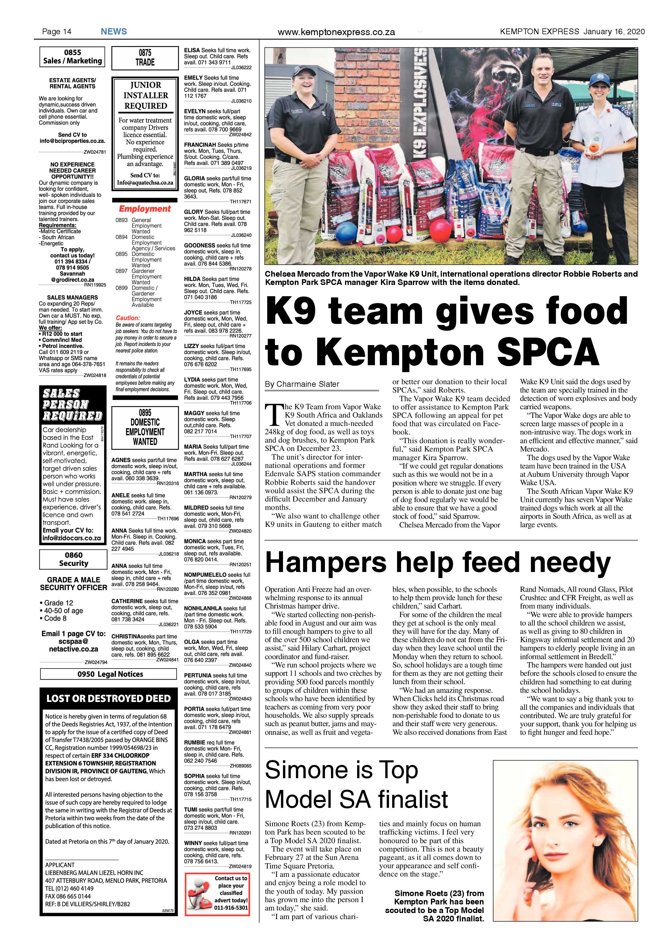 Kempton Express 16 January 2020 page 14