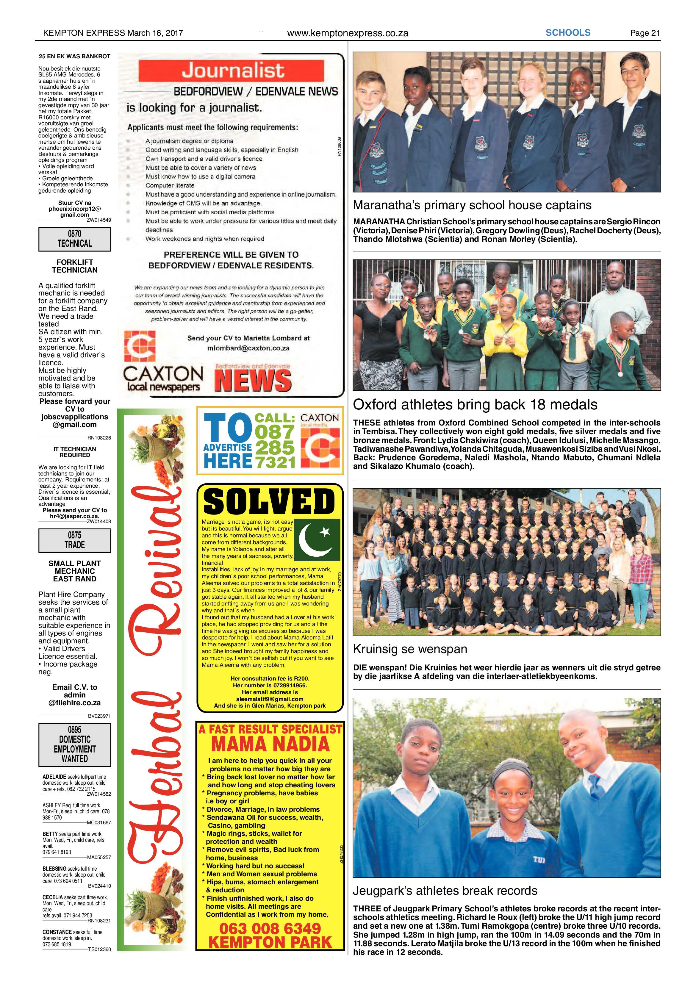Kempton Express 16 March 2017 page 21