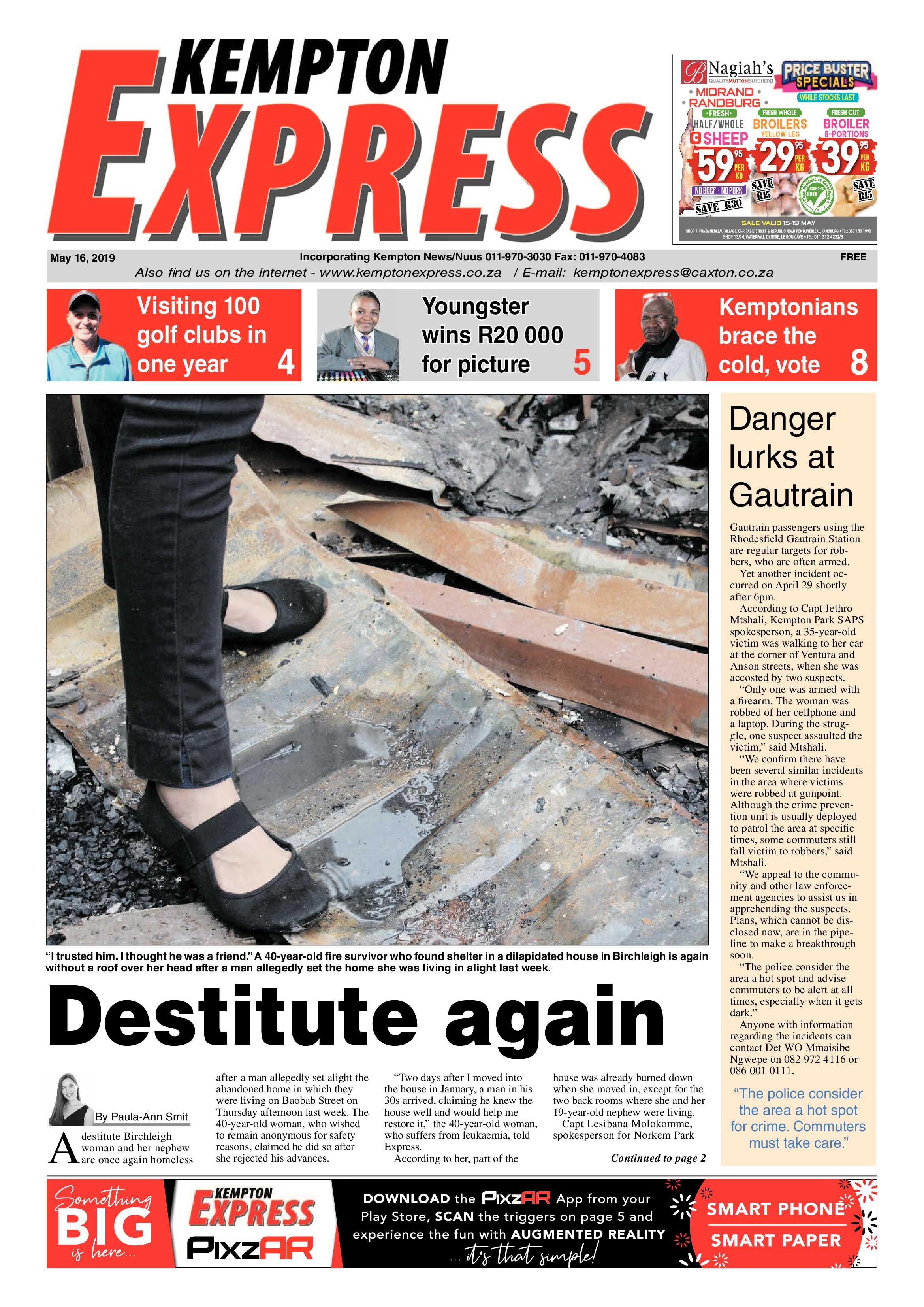 Kempton Express 16 May 2019 page 1