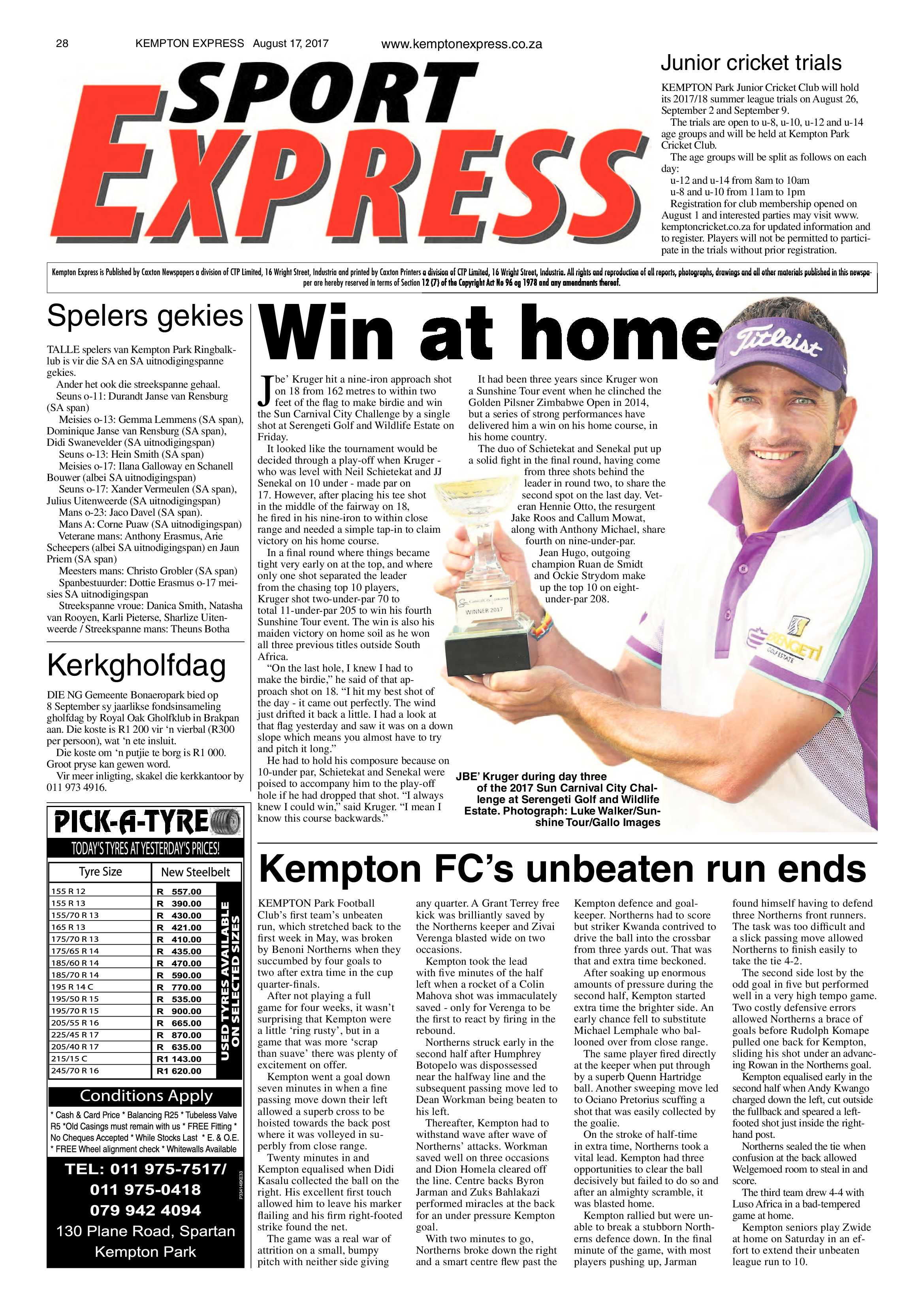 Kempton Express 17 August 2017 page 28
