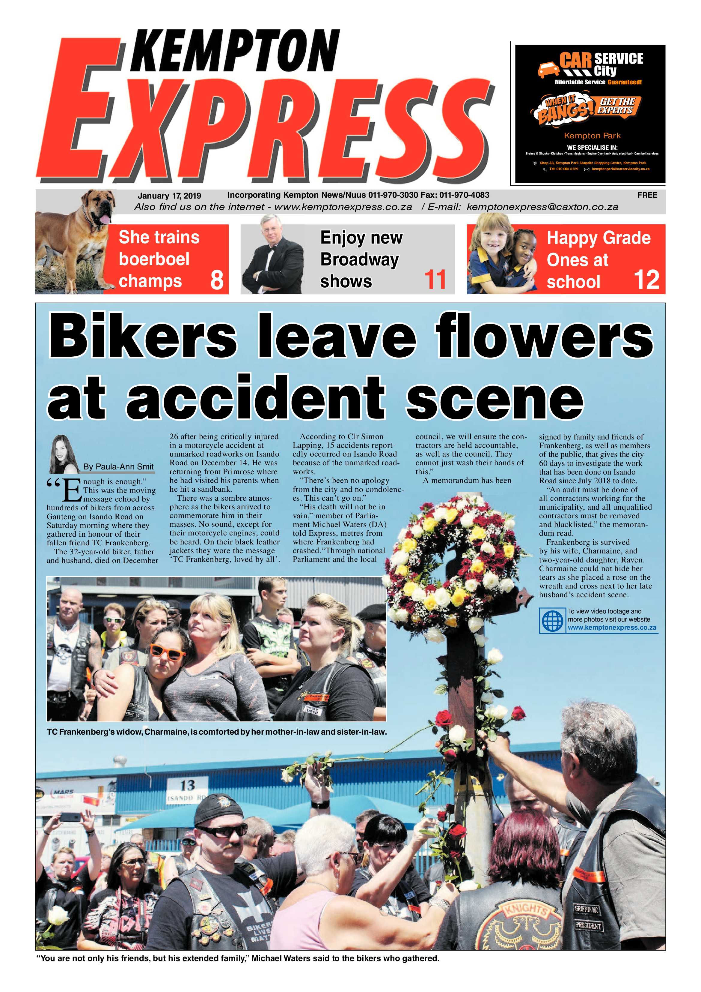 Kempton Express 17 January 2019 page 1