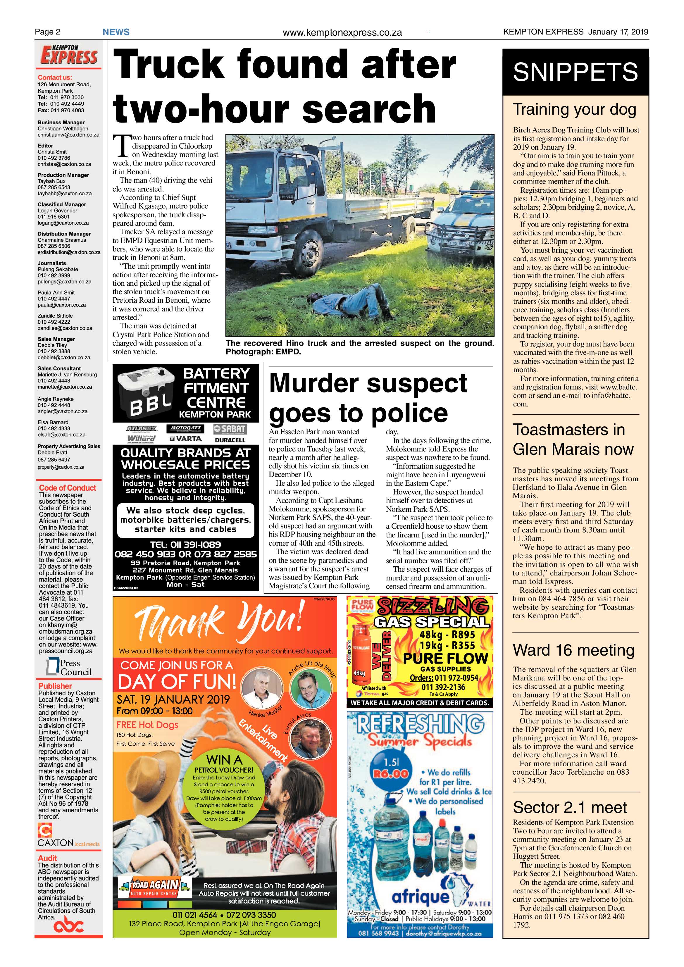 Kempton Express 17 January 2019 page 2