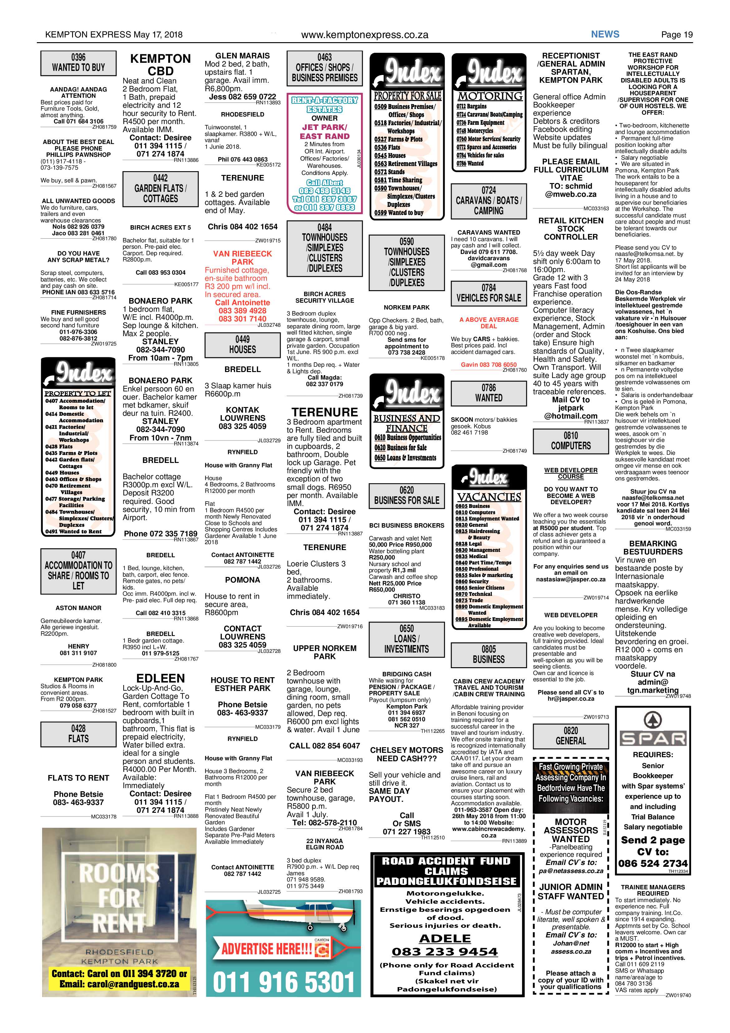 Kempton Express 17 May 2018 page 19