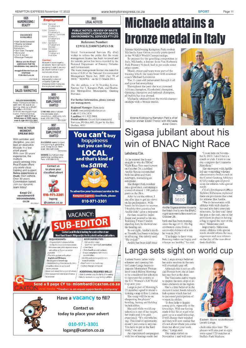 Kempton Express 17 Nov 2022 page 11
