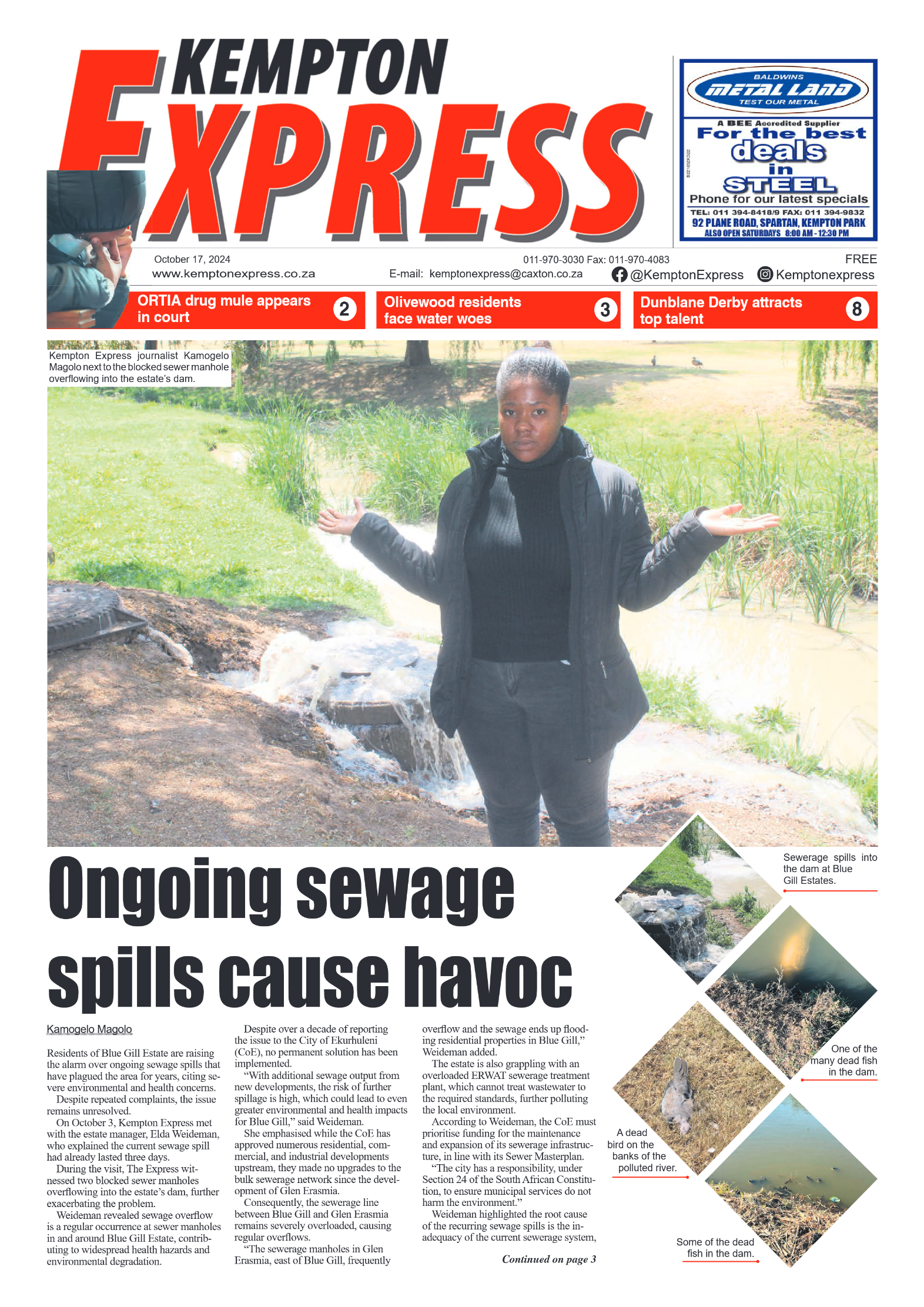 Kempton Express 17 October 2024 page 1
