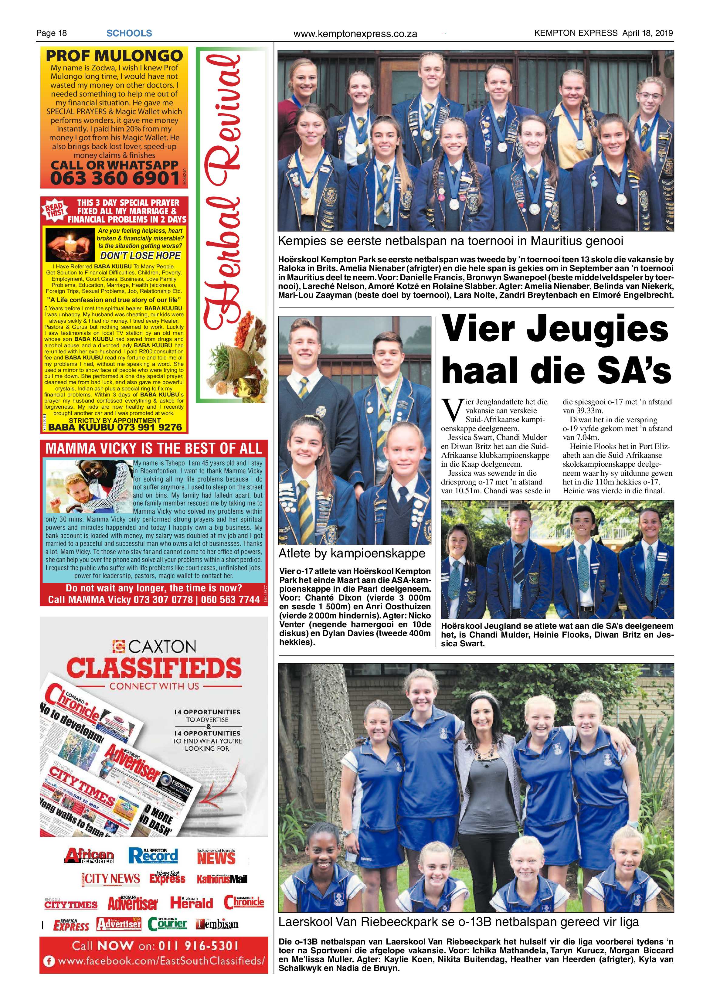 Kempton Express 18 April 2019 page 18