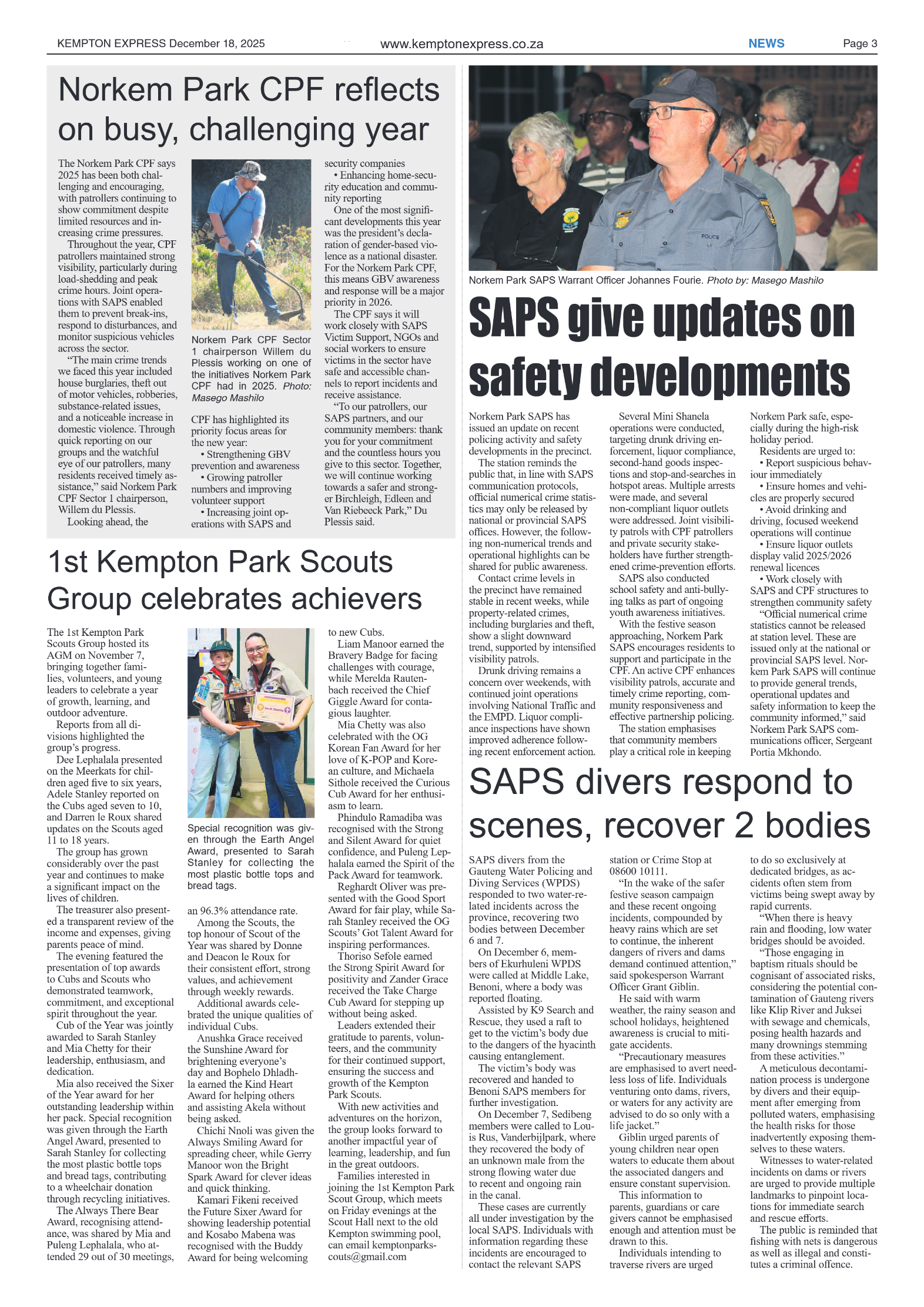 Kempton Express 18 December 2025 page 3