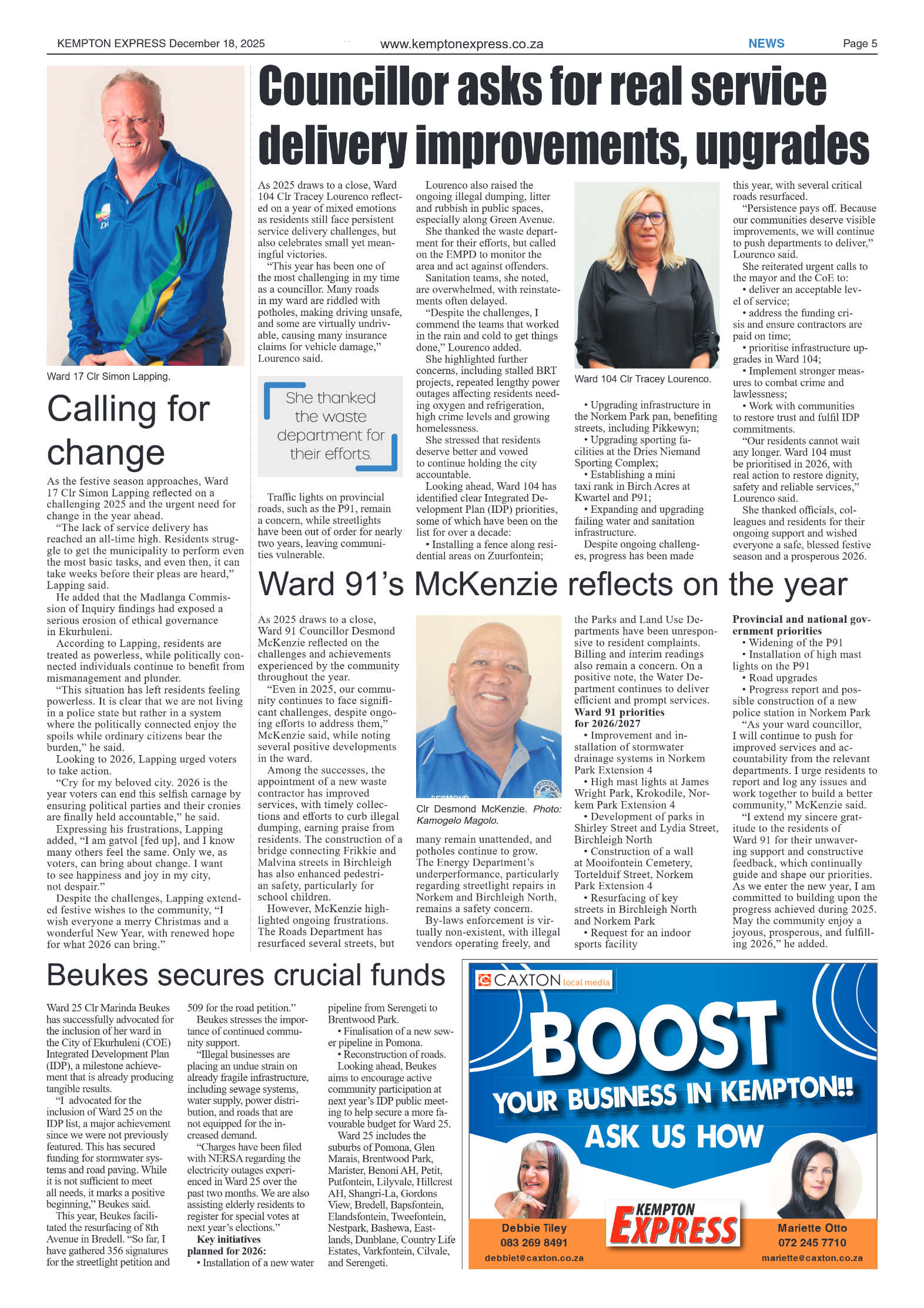 Kempton Express 18 December 2025 page 5