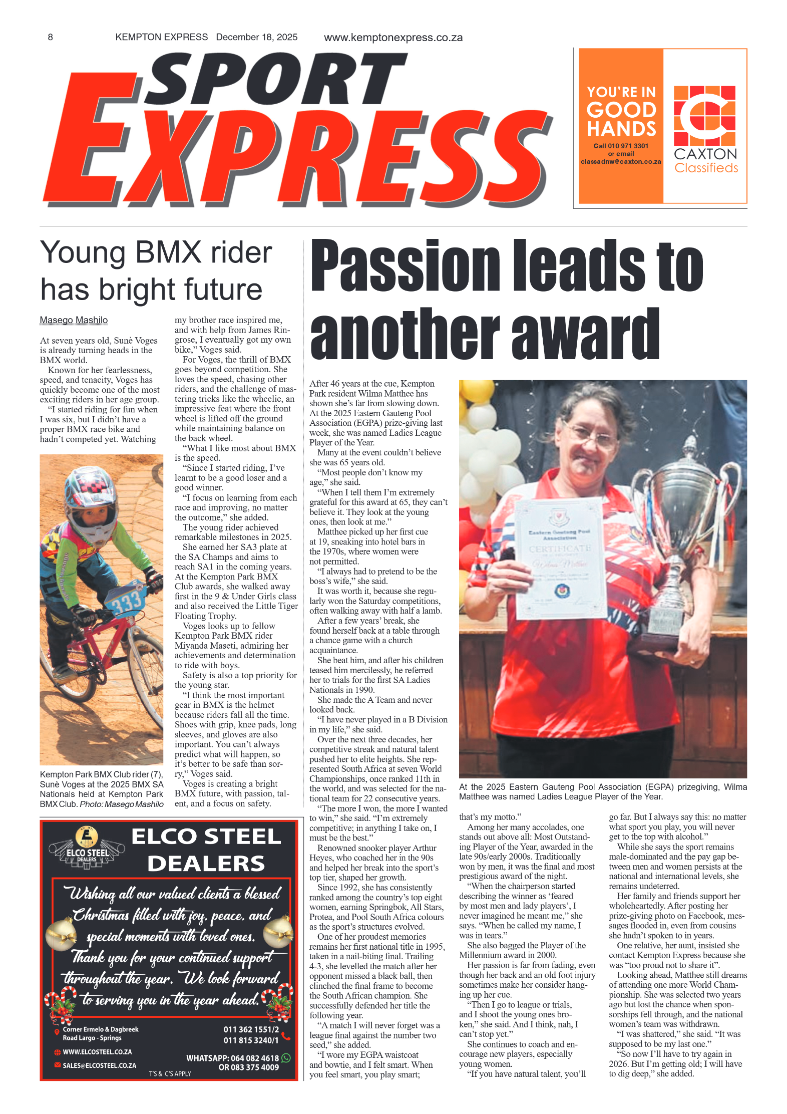 Kempton Express 18 December 2025 page 8
