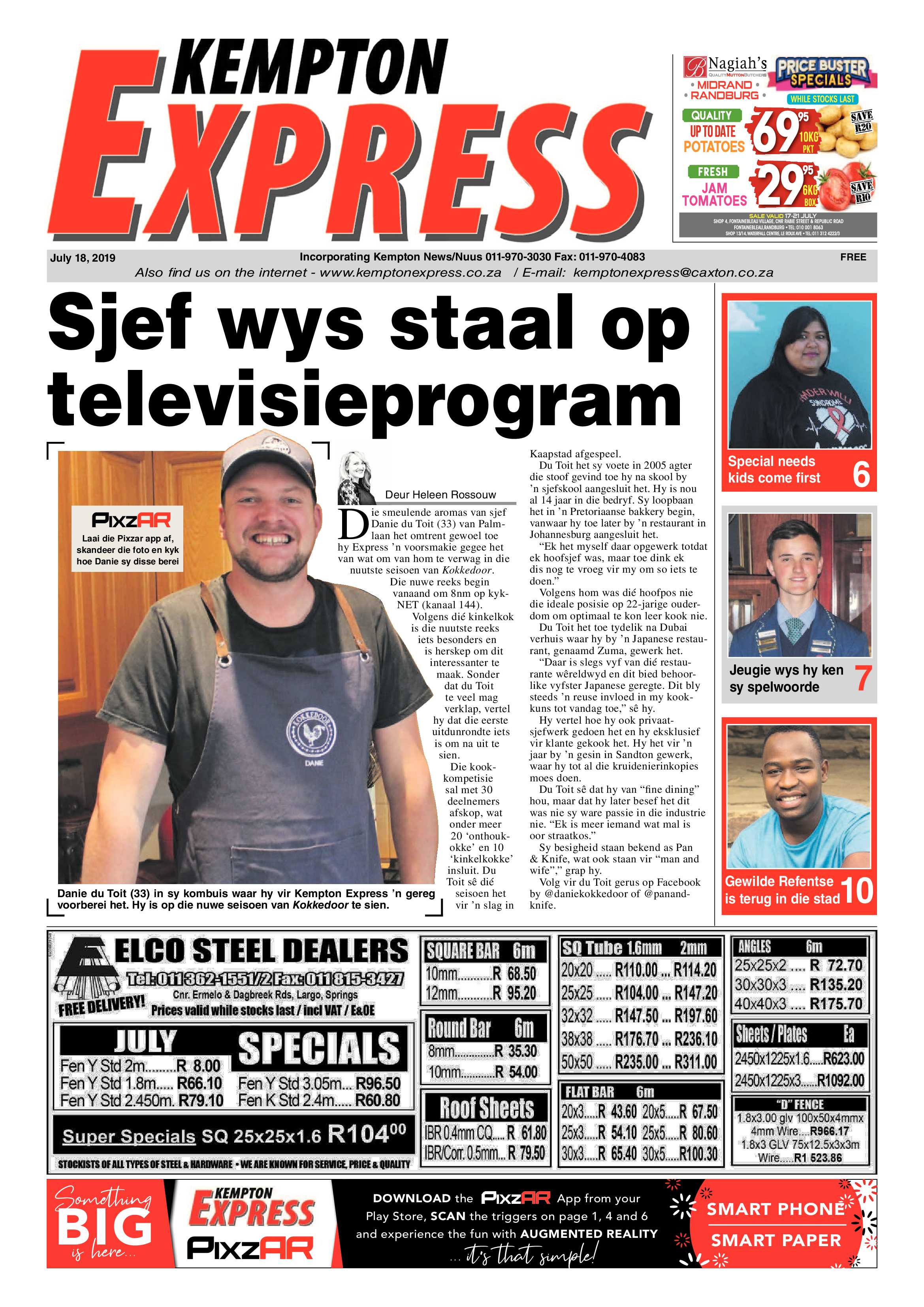 Kempton Express 18 July 2019 page 1