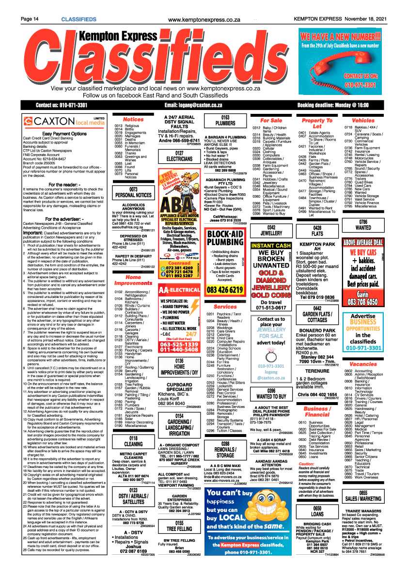 Kempton Express 18 November 2021 page 14