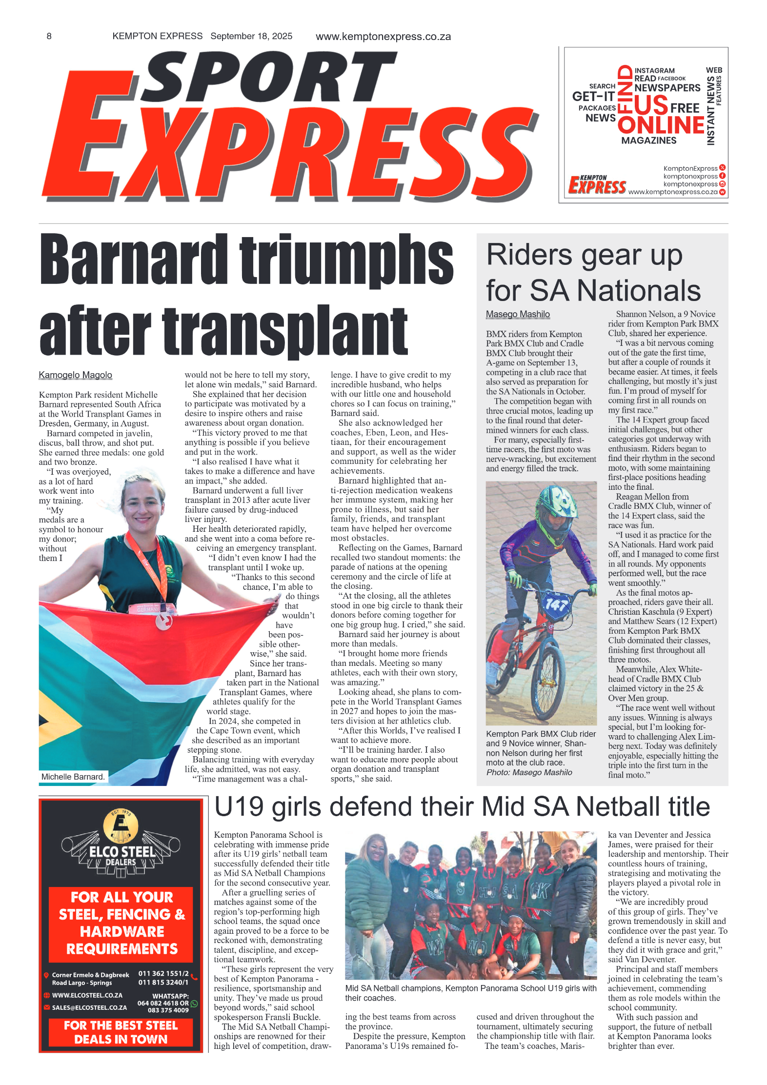Kempton Express 18 September 2025 page 8