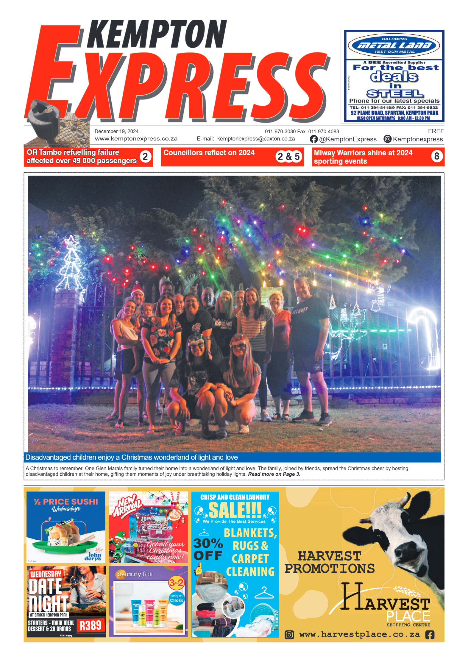 Kempton Express 19 December 2024 page 1