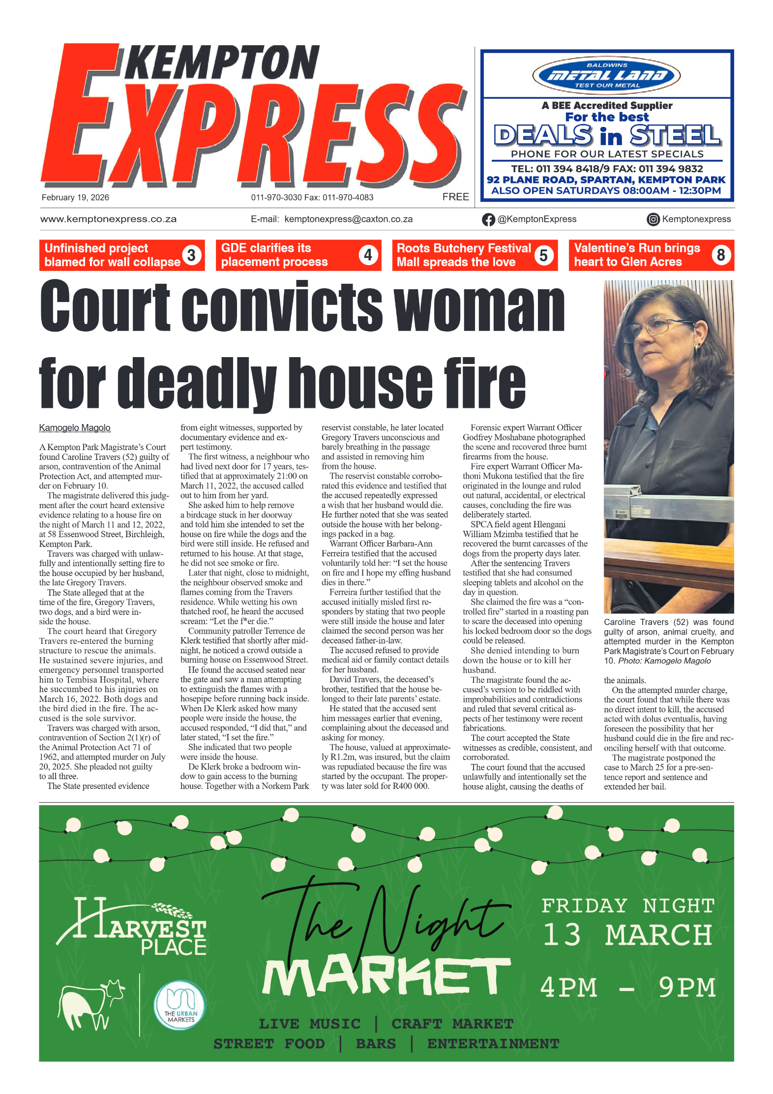 Kempton Express 19 February 2026 page 1