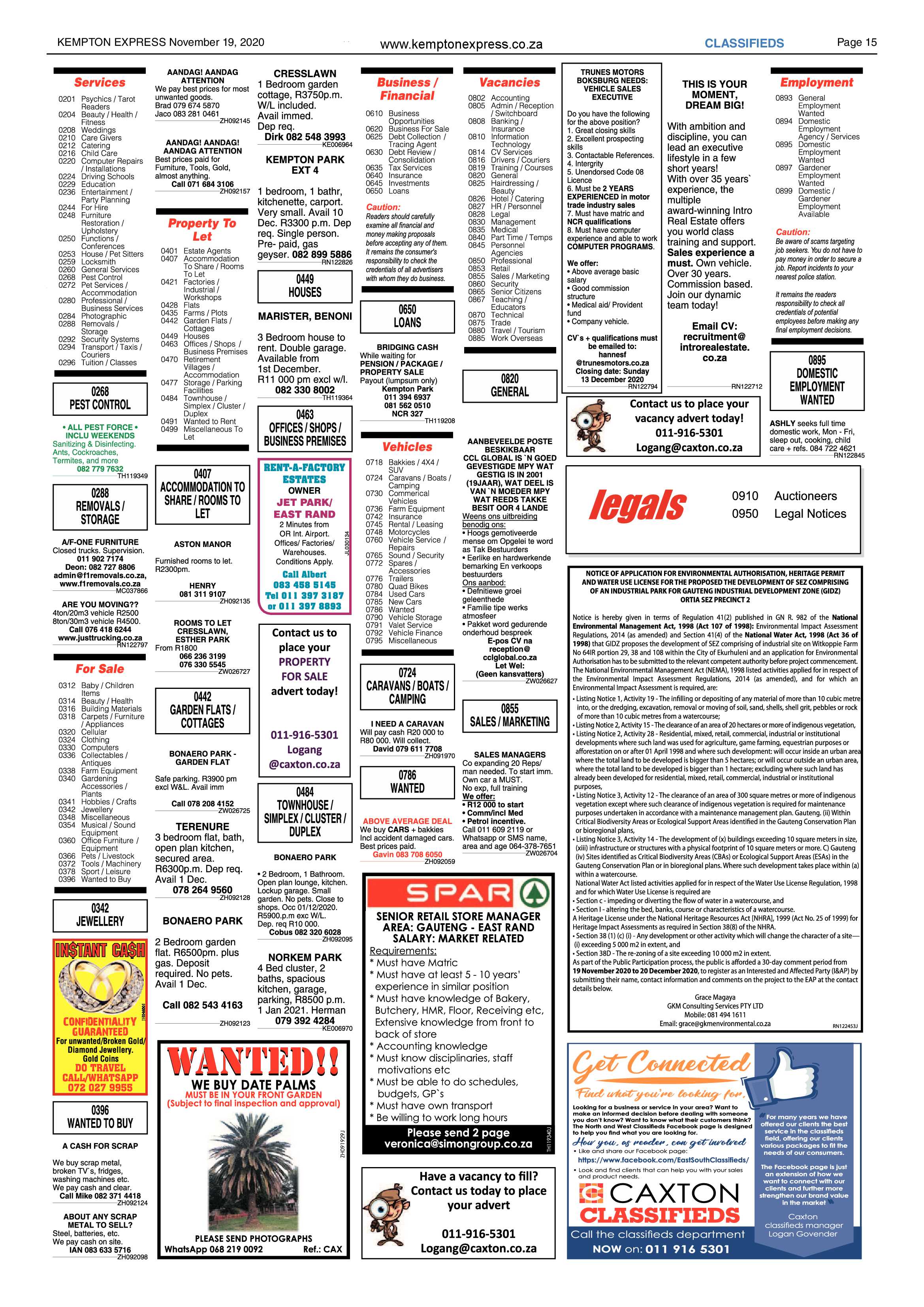 Kempton Express 19 November 2020 page 15