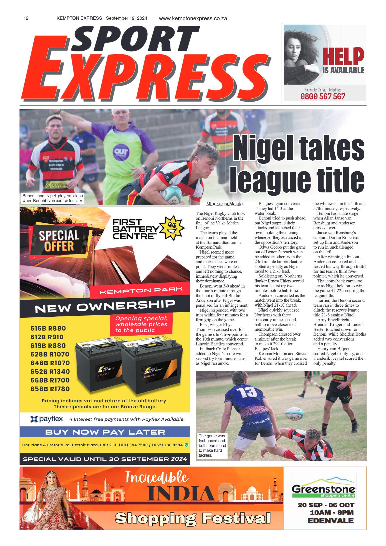 Kempton Express 19 September 2024 page 12
