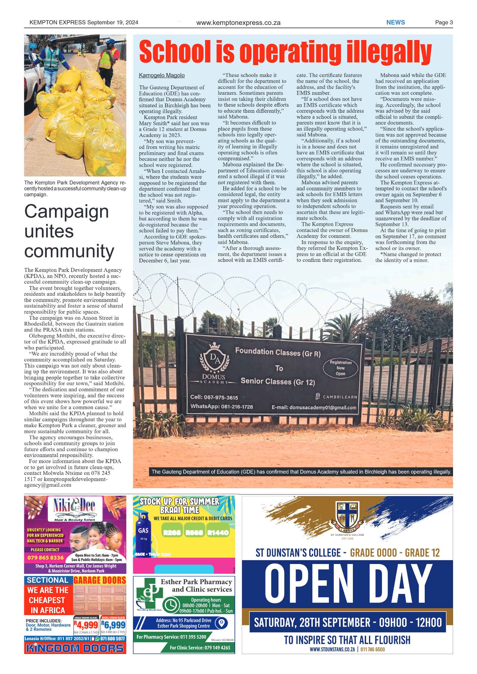 Kempton Express 19 September 2024 page 3