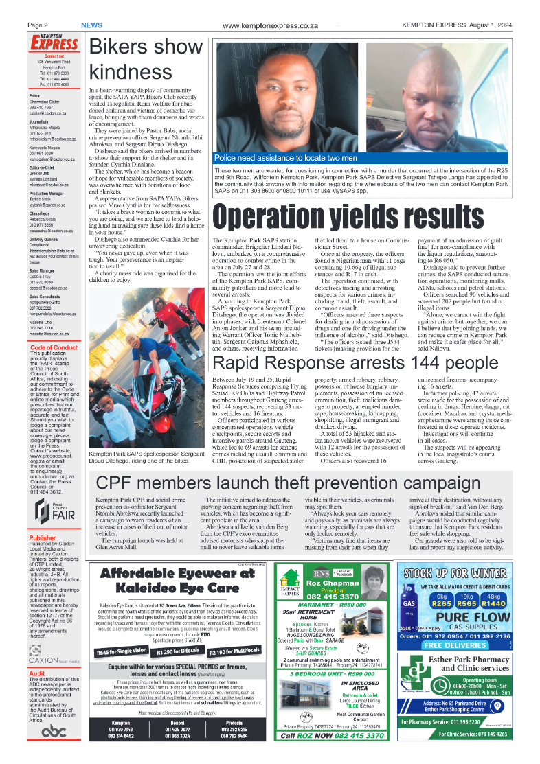 Kempton Express 1 August 2024 page 2