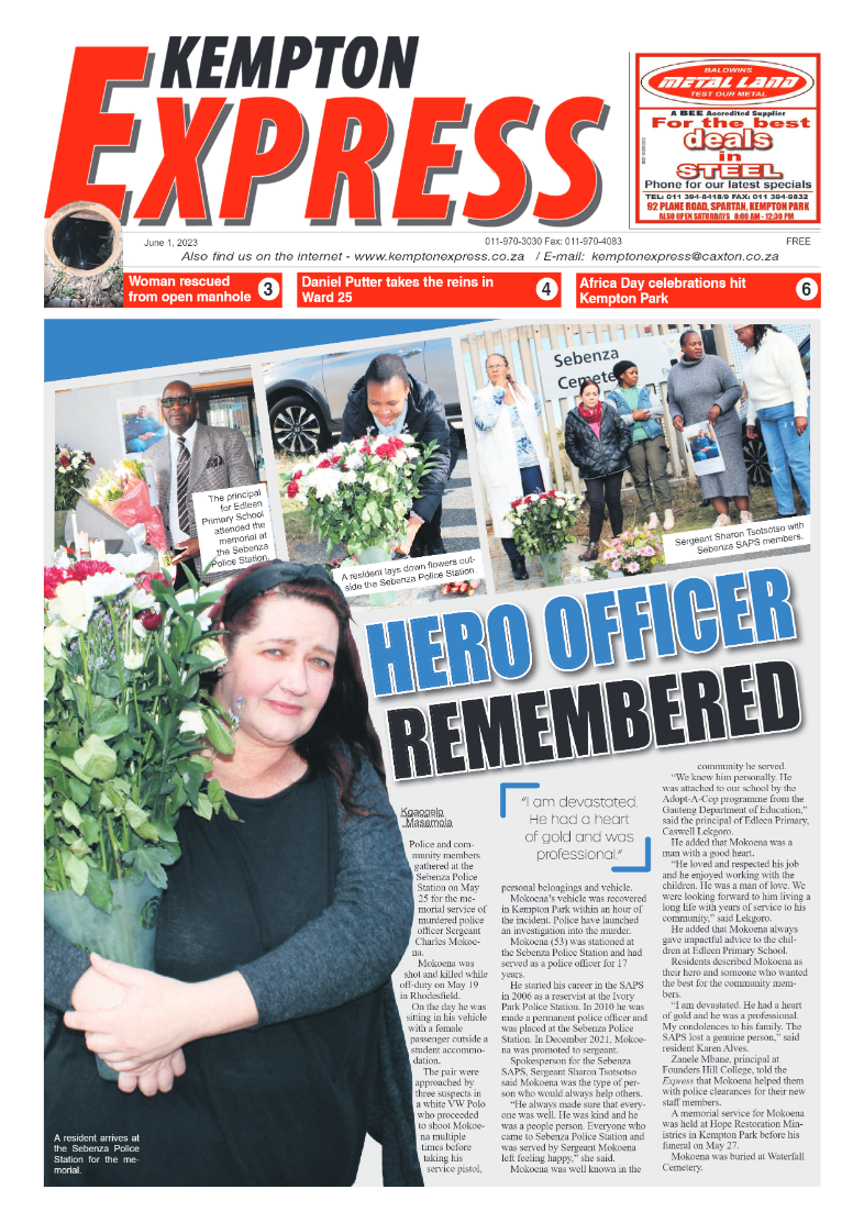 Kempton Express 1 June 2023 page 1