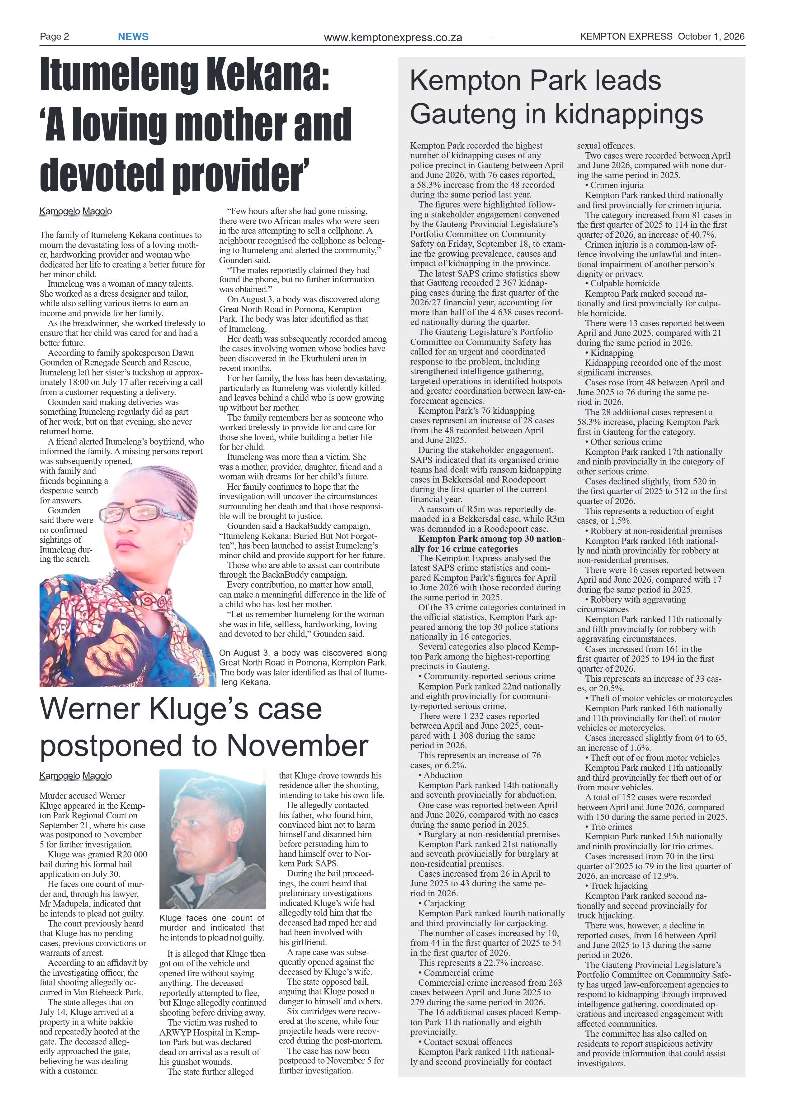 Kempton Express 1 October 2026 page 2