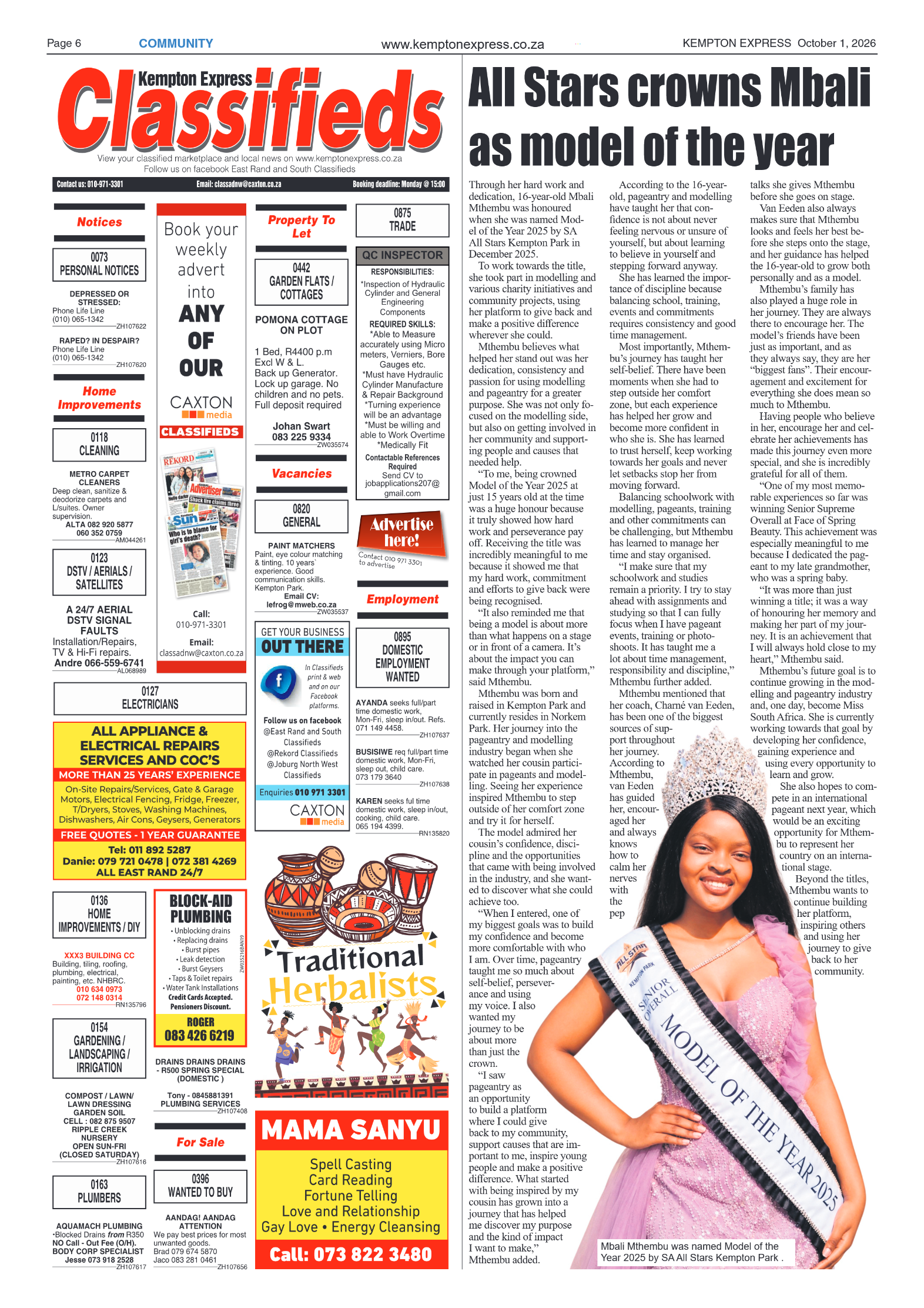 Kempton Express 1 October 2026 page 6