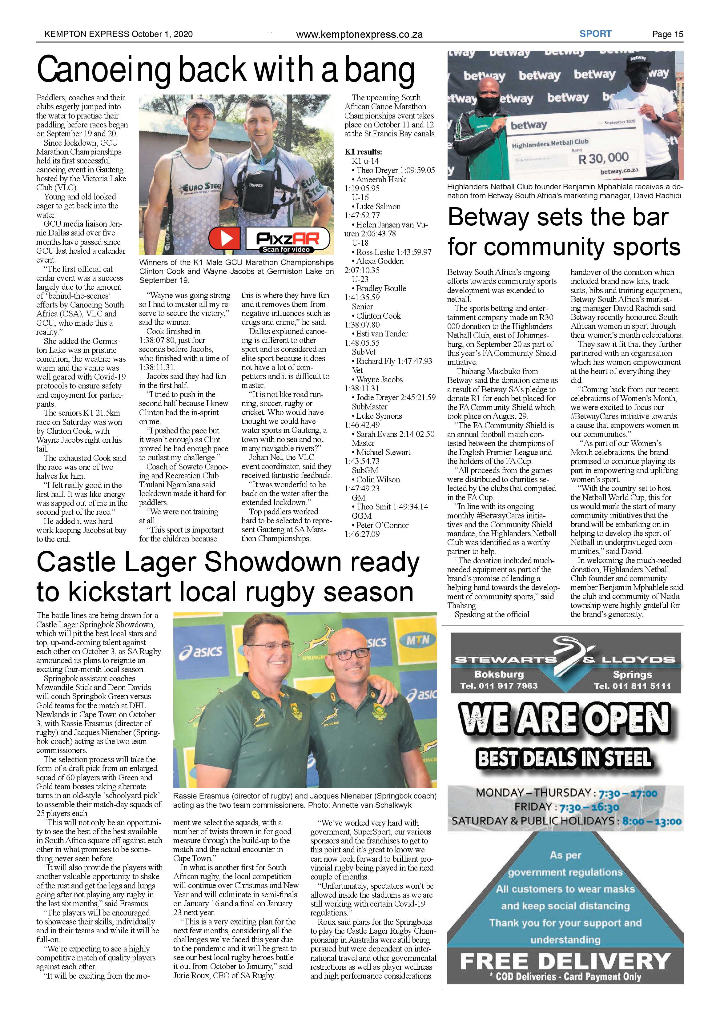 Kempton Express 1 October  2020 page 15
