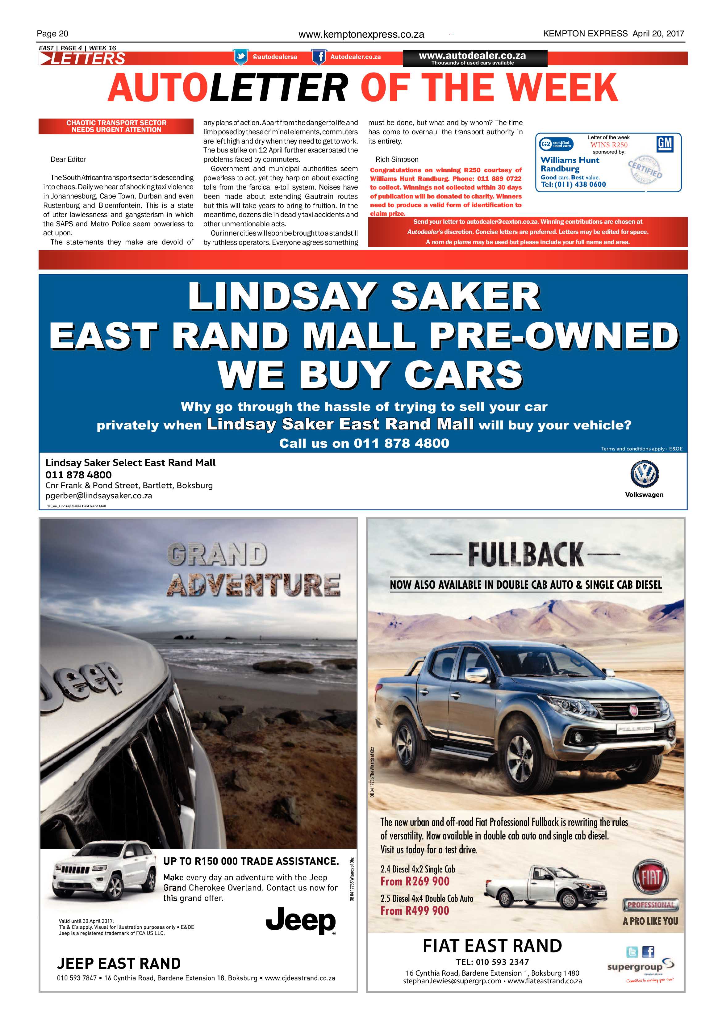 Kempton Express 20 April 2017 page 20