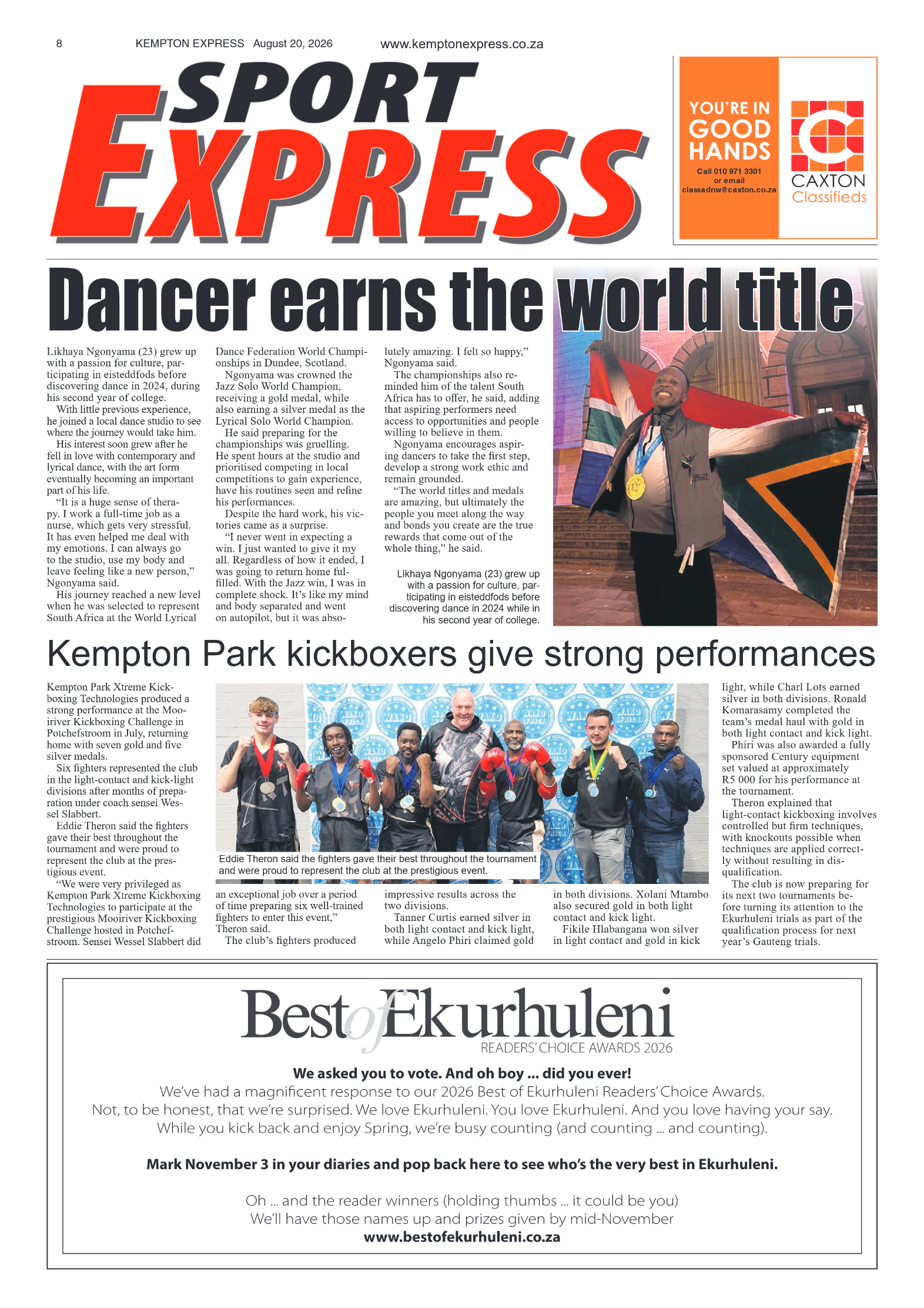 Kempton Express 20 August 2026 page 8