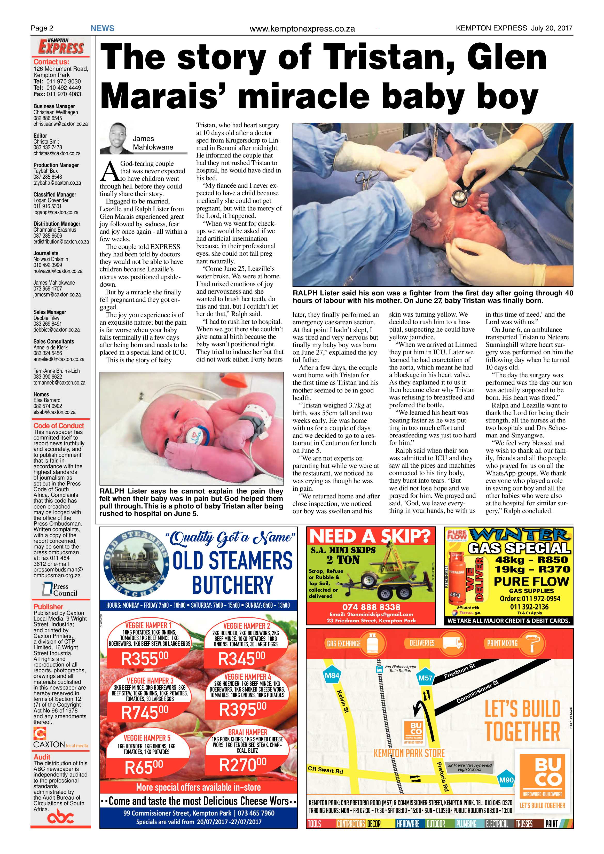 Kempton Express 20 July 2017 page 2