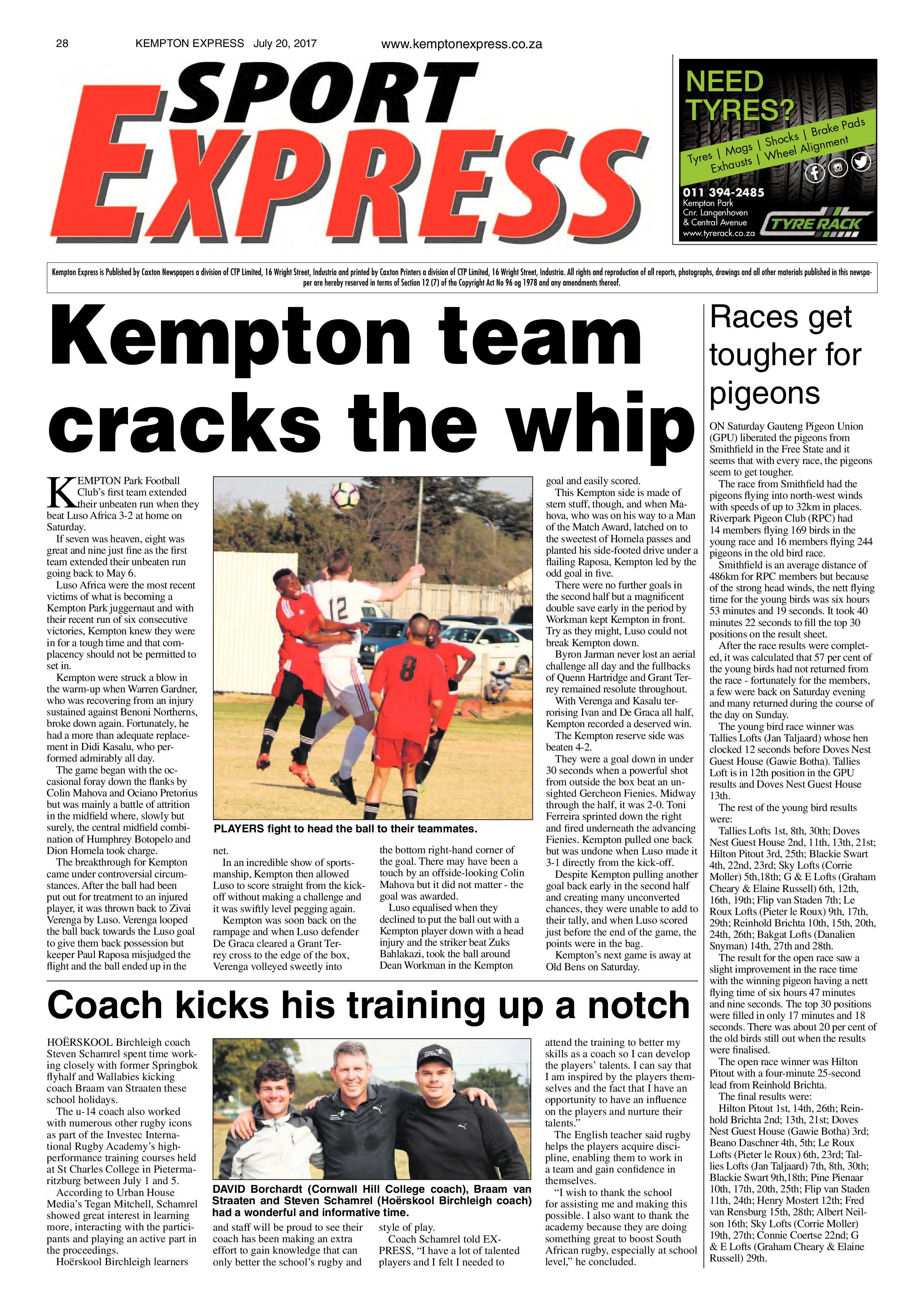 Kempton Express 20 July 2017 page 28