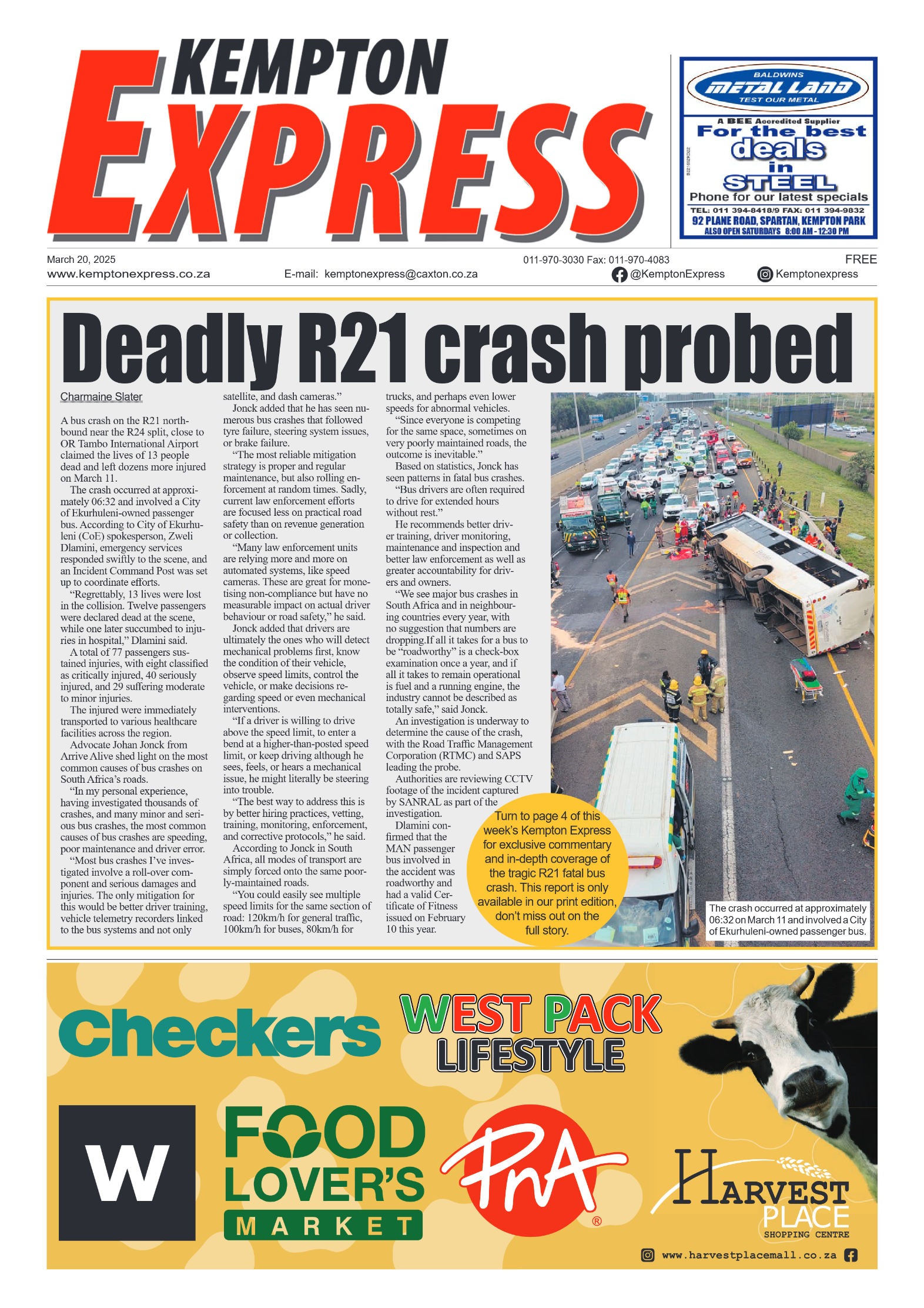 Kempton Express 20 March 2025 page 1