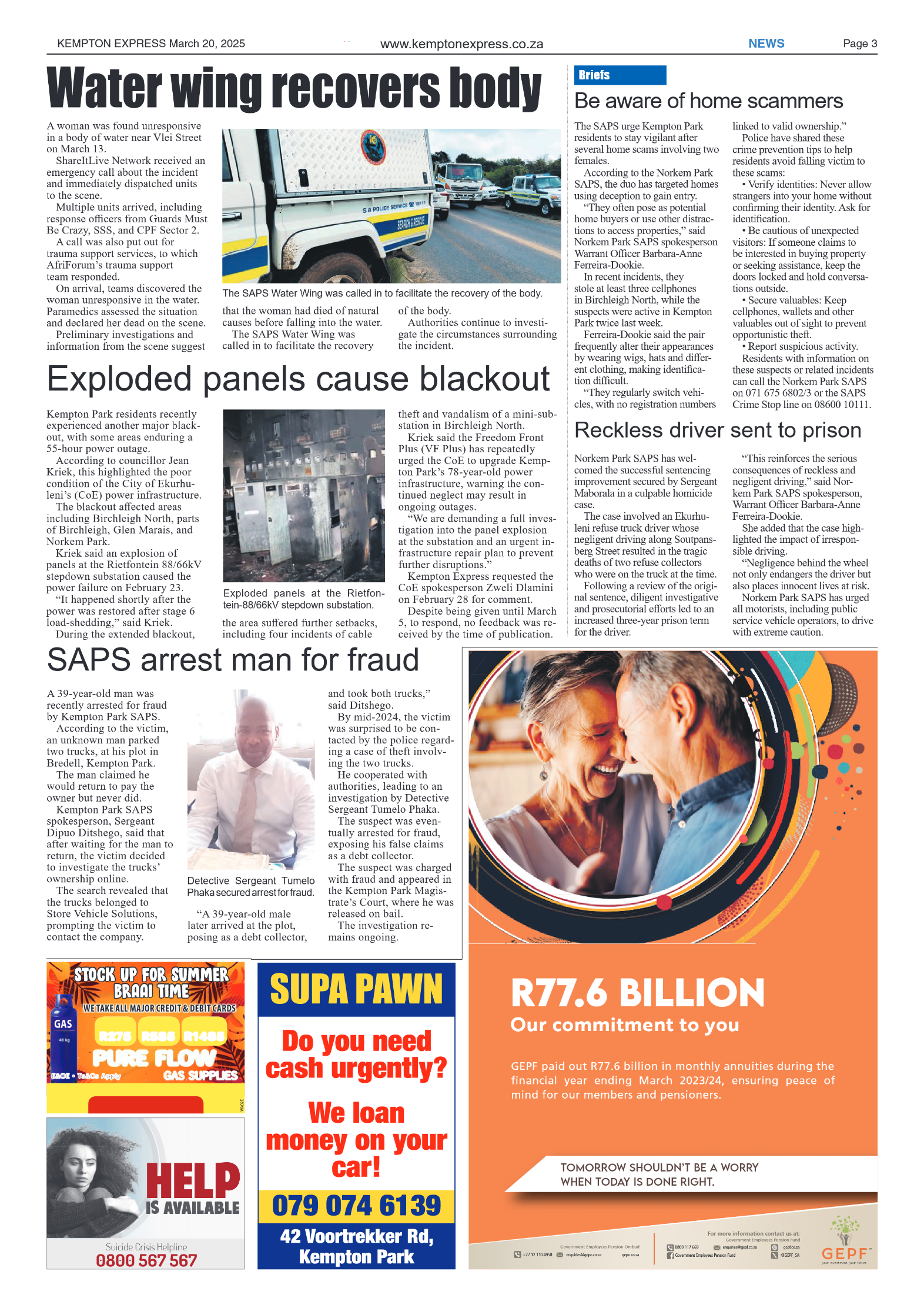Kempton Express 20 March 2025 page 3