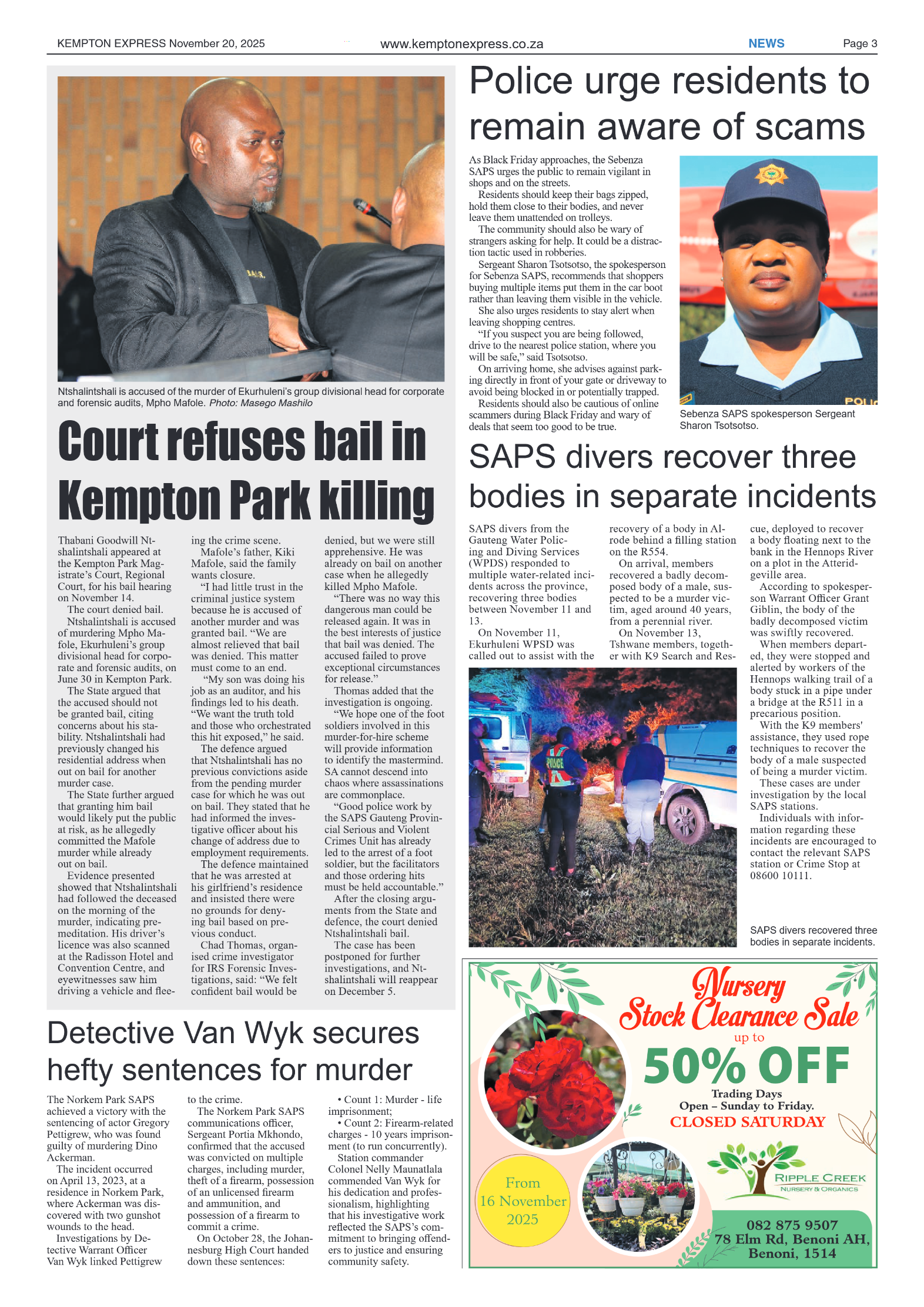 Kempton Express 20 November 2025 page 3