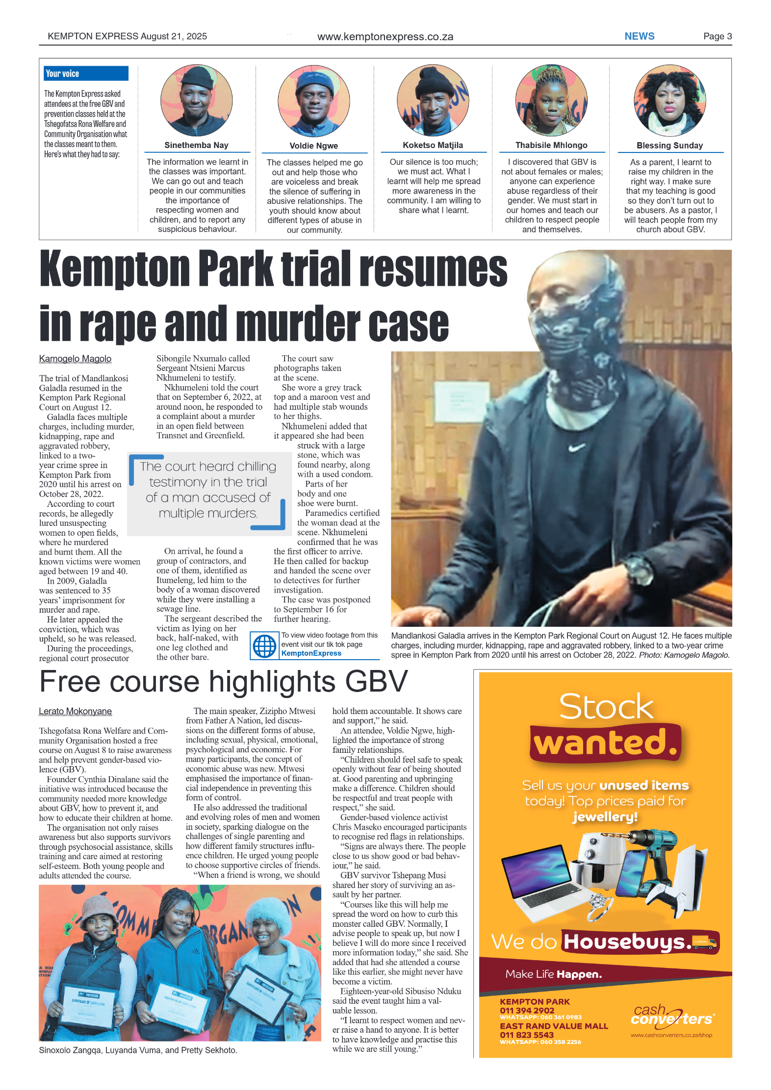 Kempton Express 21 August 2025 page 3