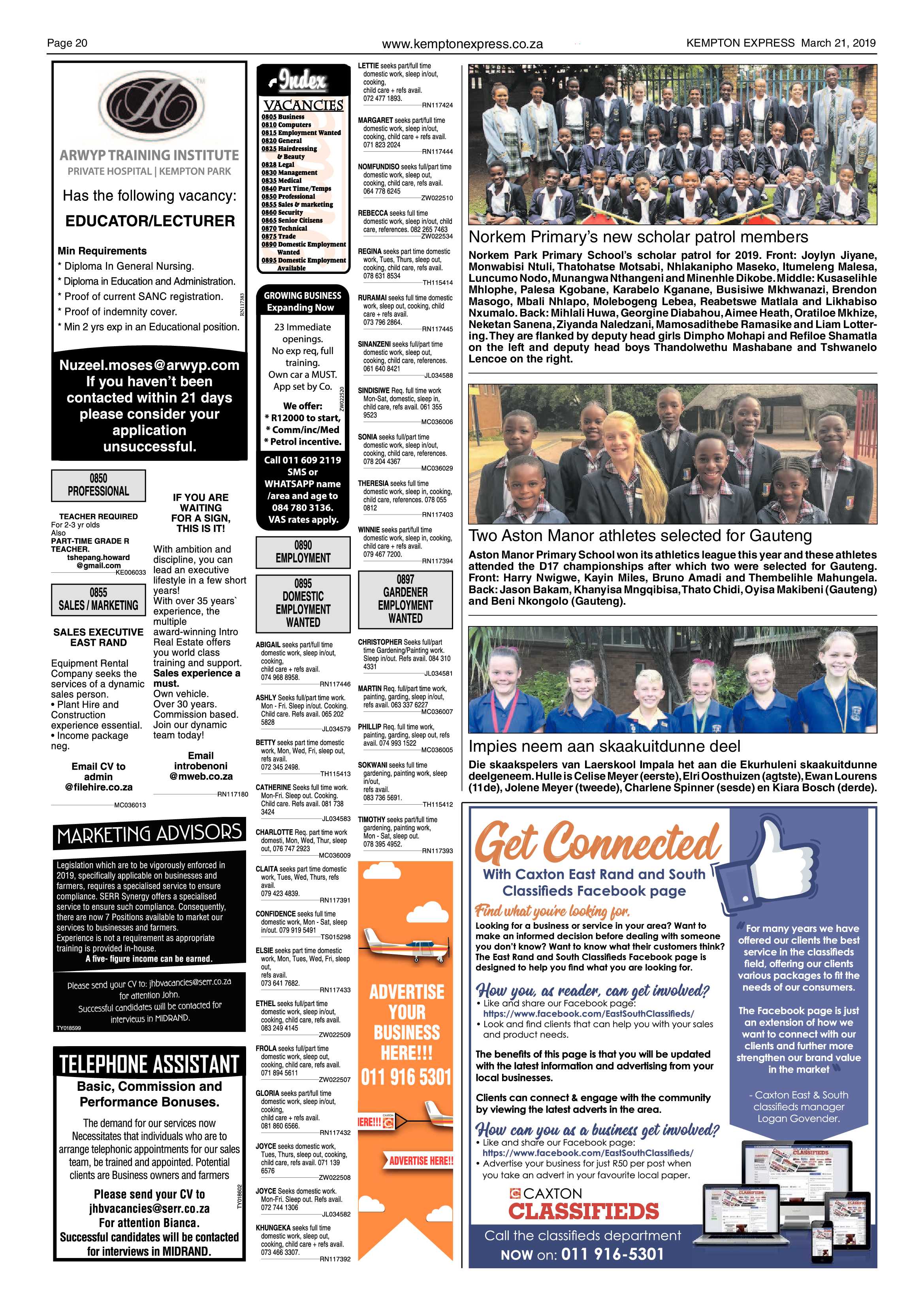 Kempton Express 21 March 2019 page 20