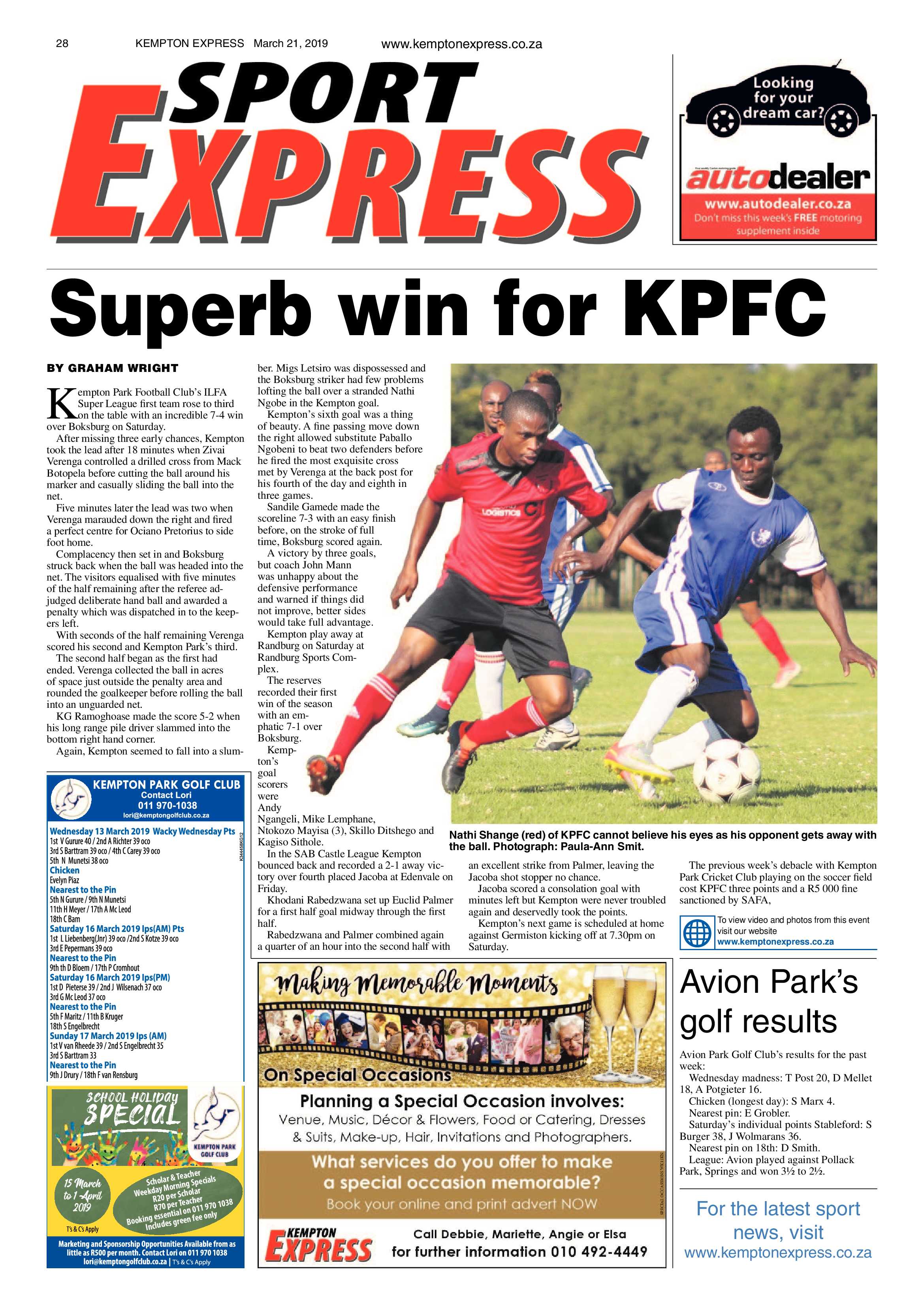 Kempton Express 21 March 2019 page 28