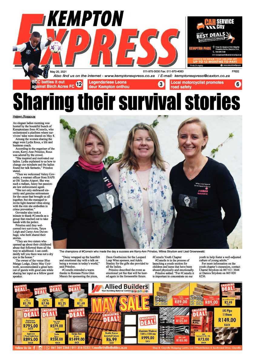 Kempton Express 21 May 2021 page 1