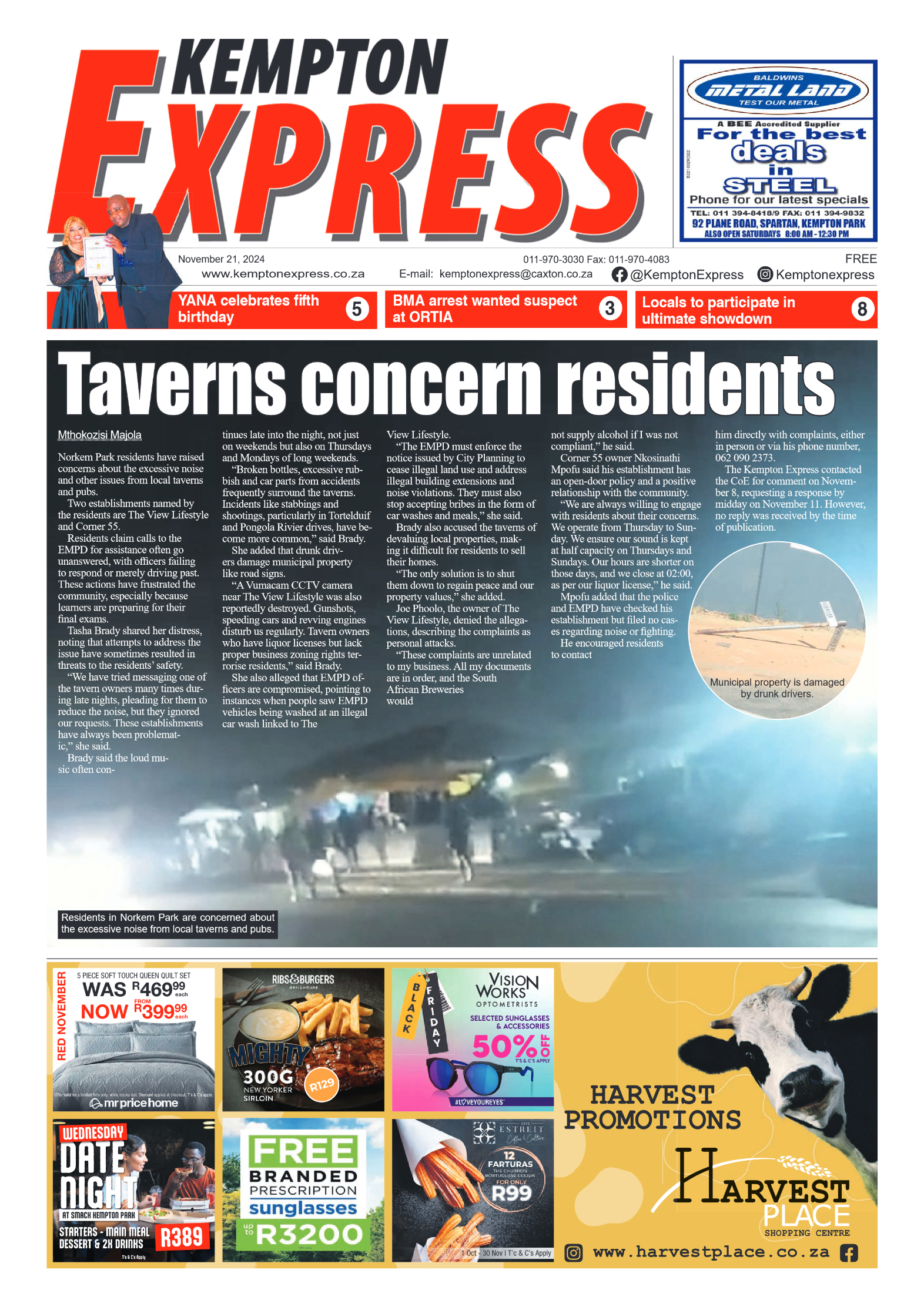 Kempton Express 21 November 2024 page 1