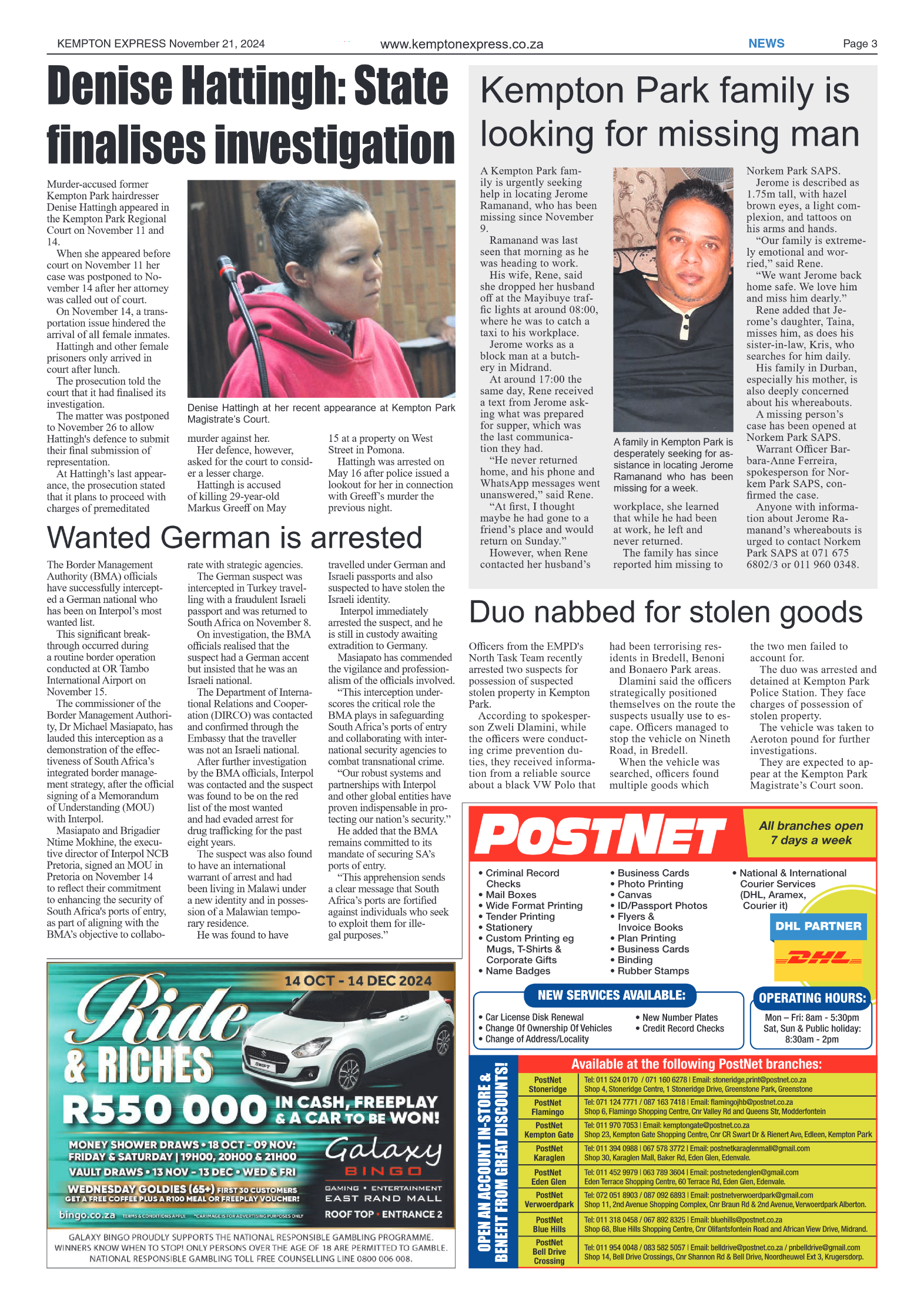 Kempton Express 21 November 2024 page 3
