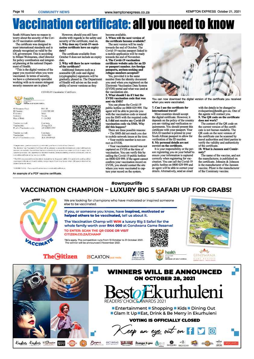 Kempton Express 21 October 2021 page 16