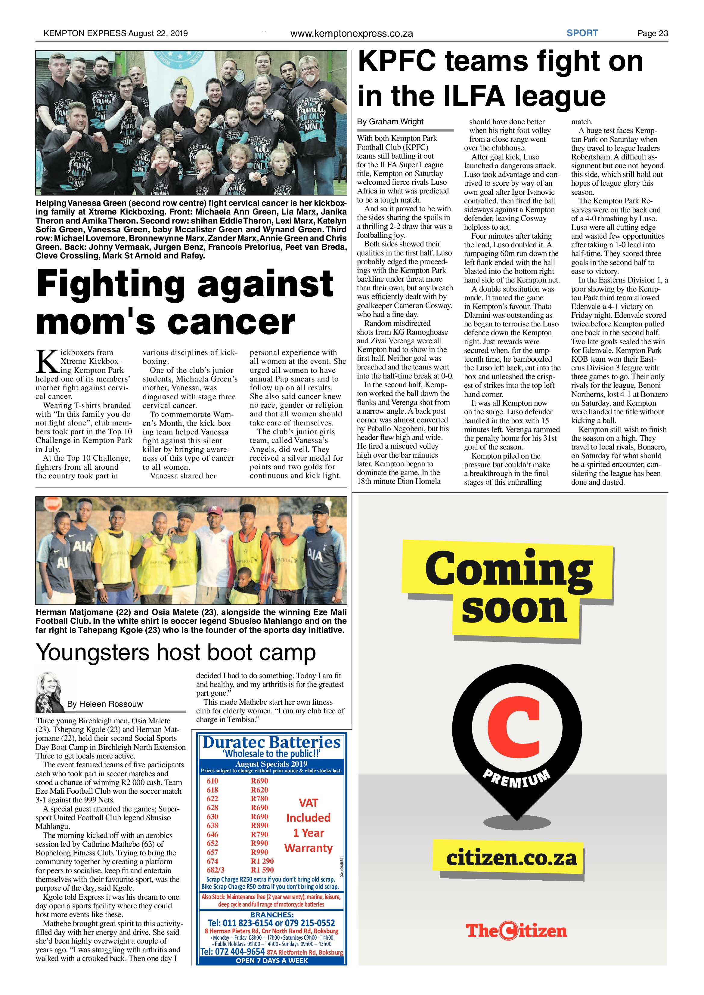 Kempton Express 22 August 2019 page 23