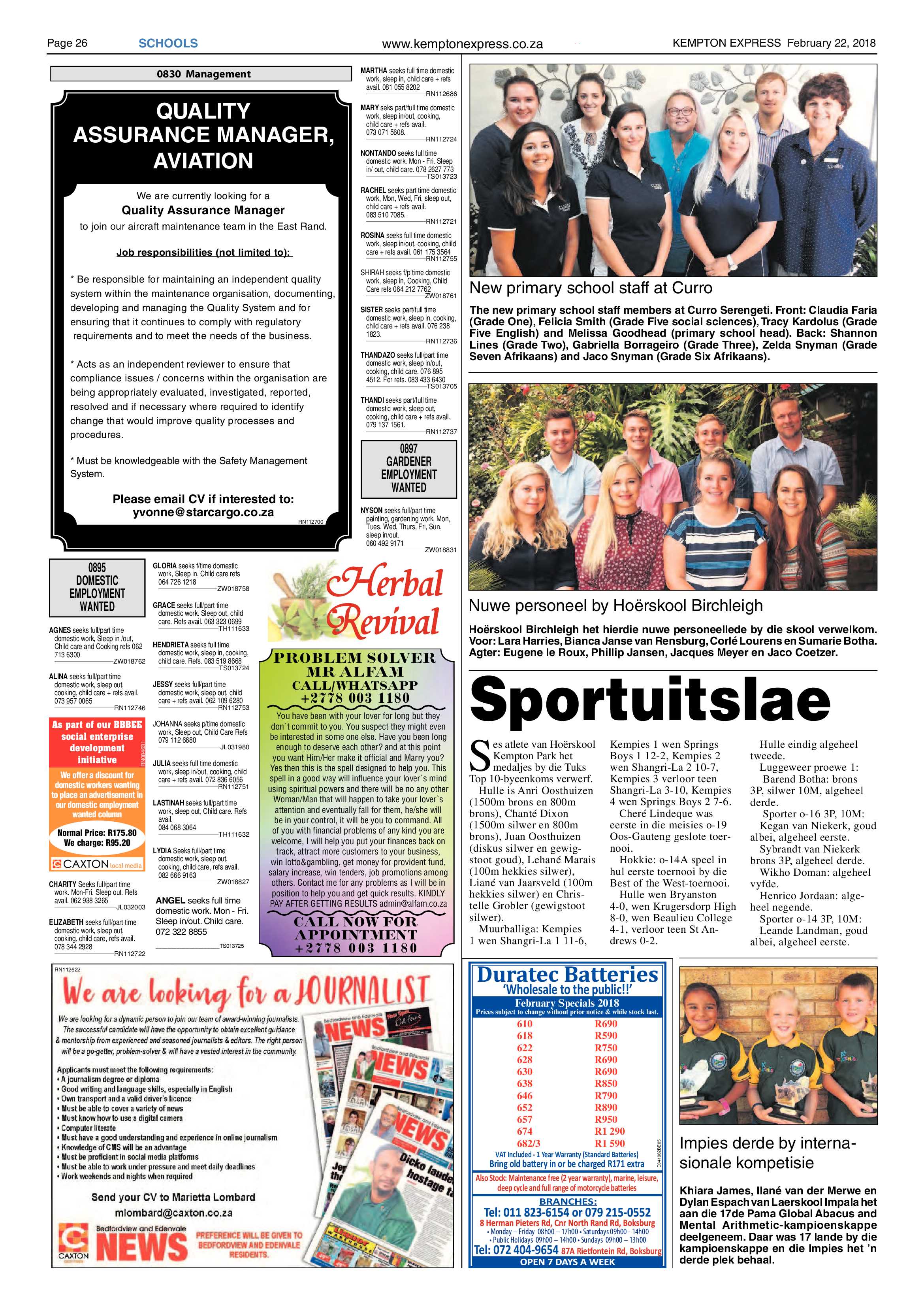 Kempton Express 22 February 2018 page 28