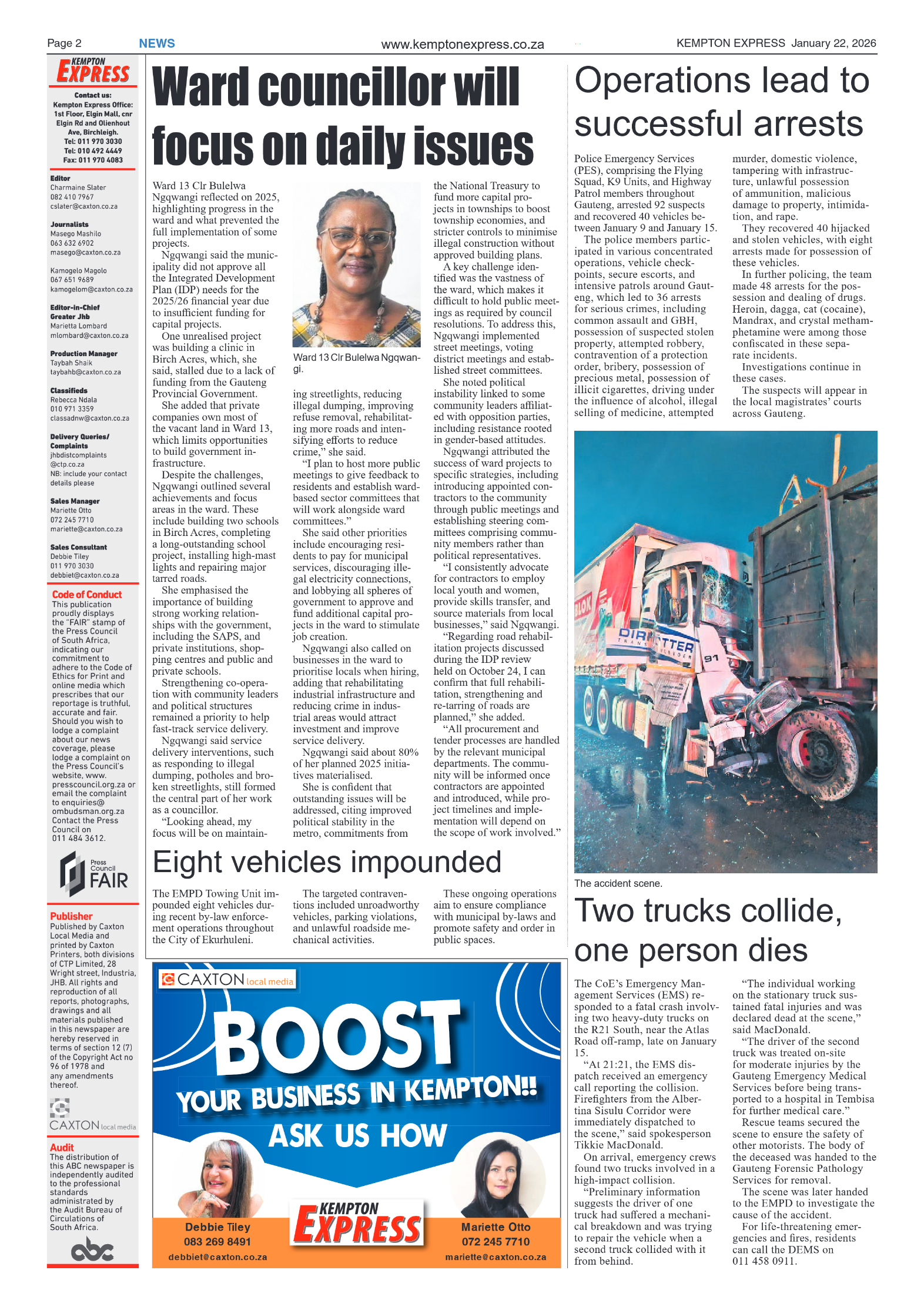 Kempton Express 22 January 2026 page 2