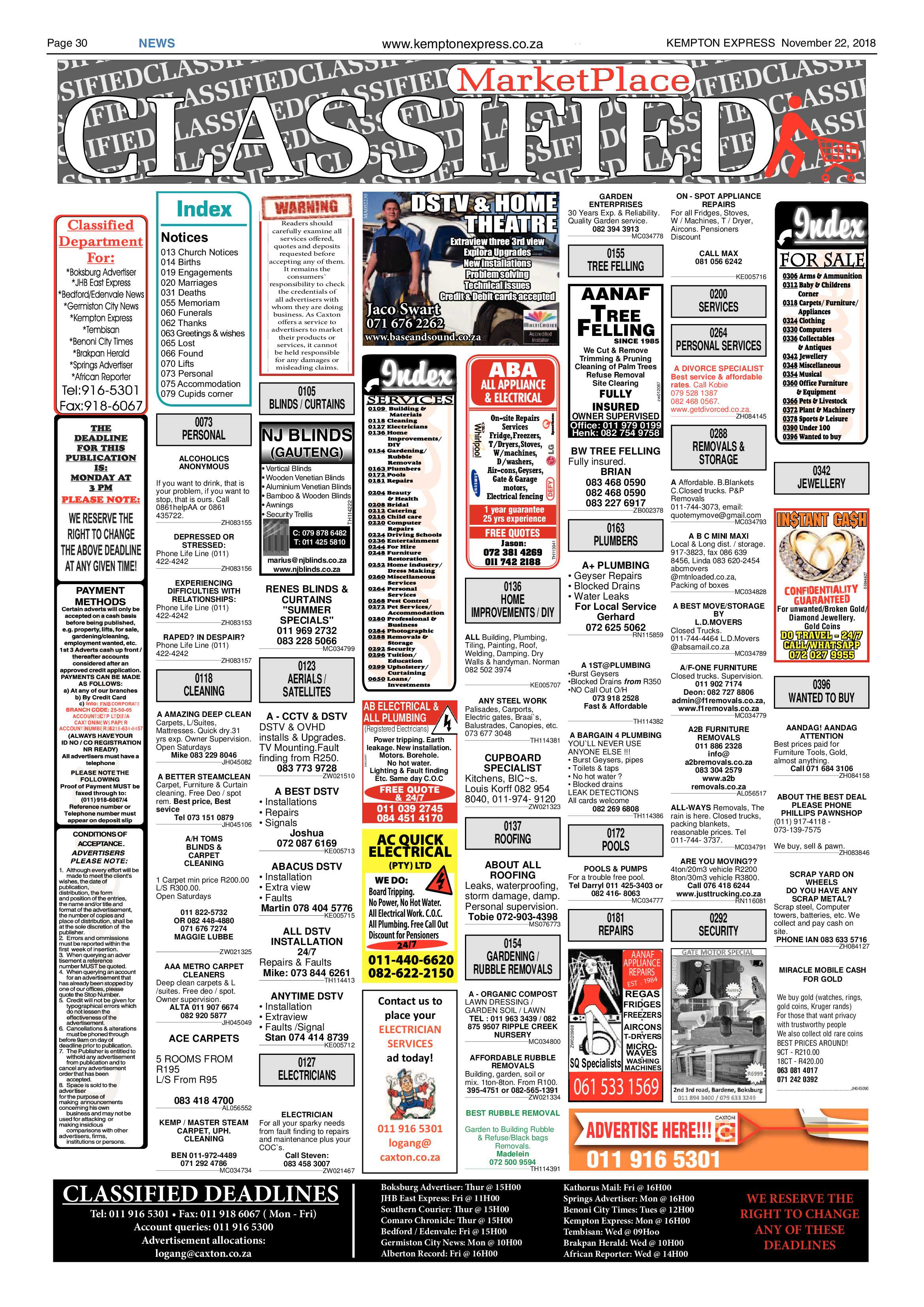 Kempton Express 22 November 2018 page 30