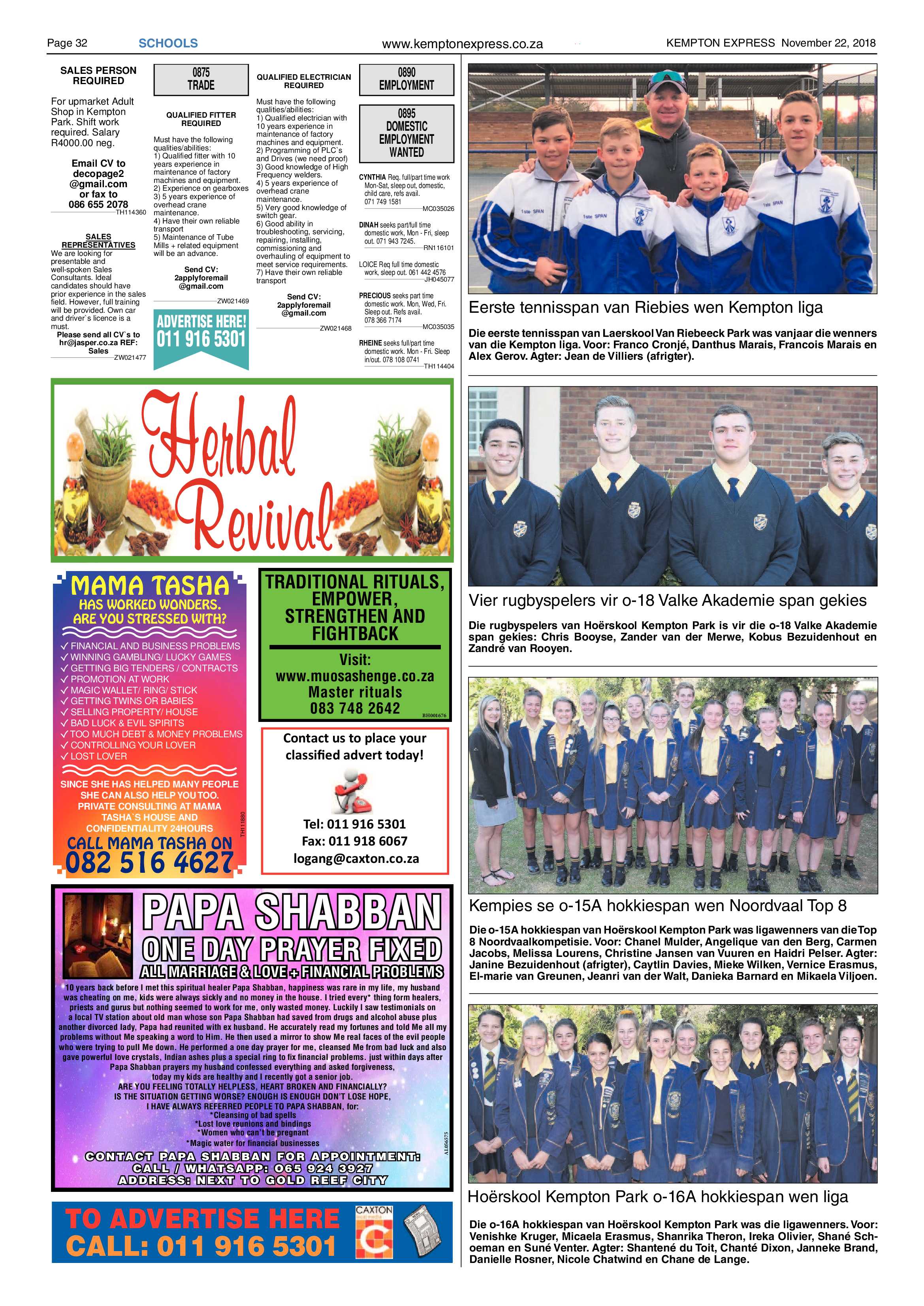 Kempton Express 22 November 2018 page 32