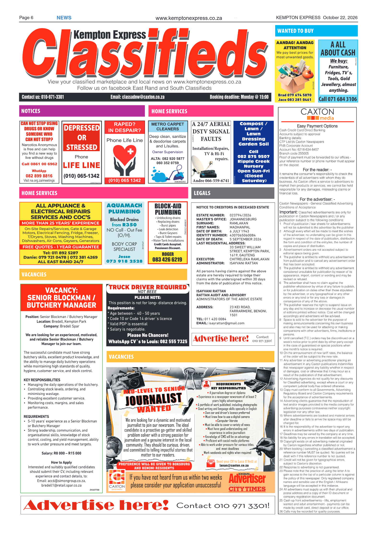 Kempton Express 22 October 2026 page 6