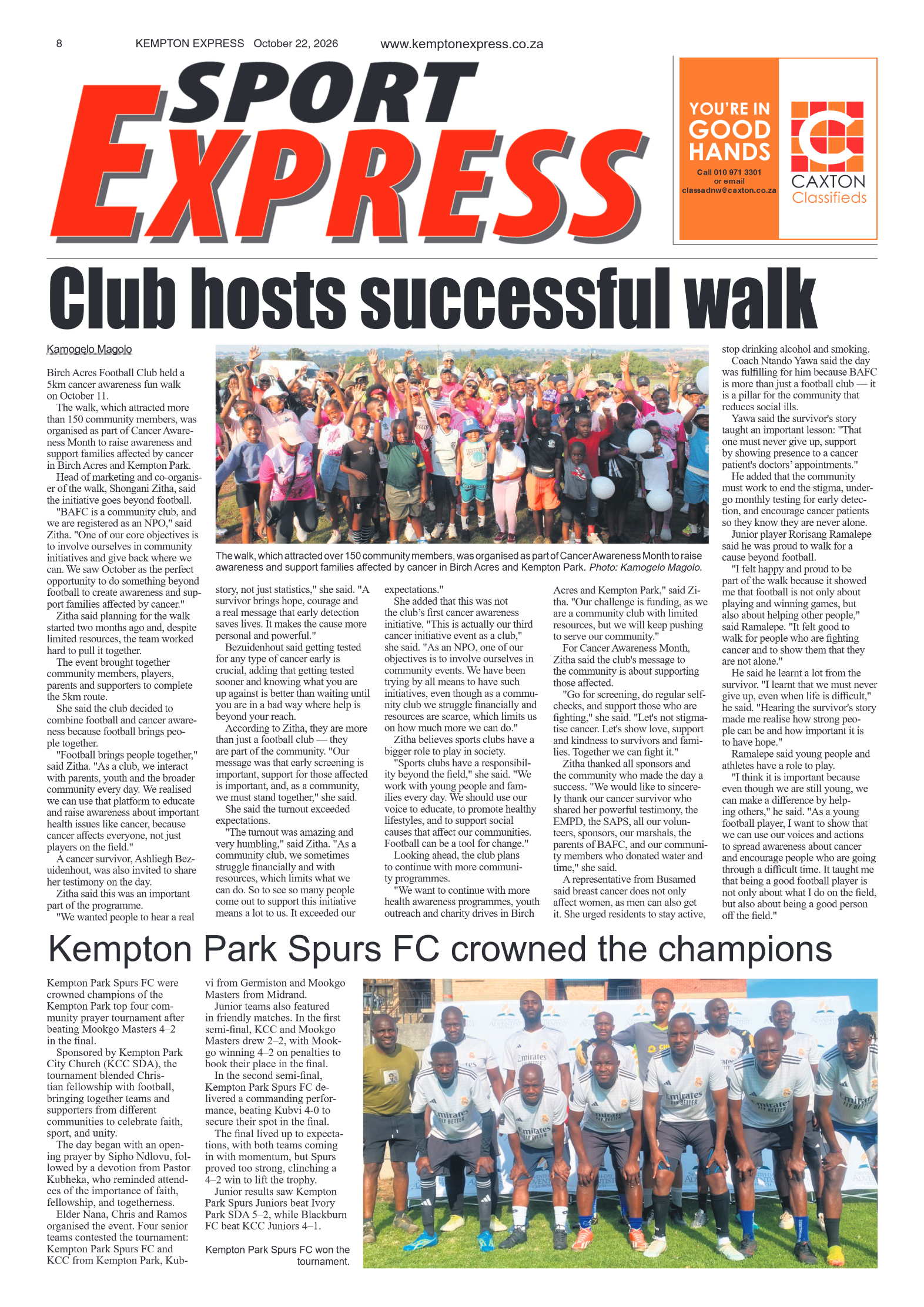 Kempton Express 22 October 2026 page 8