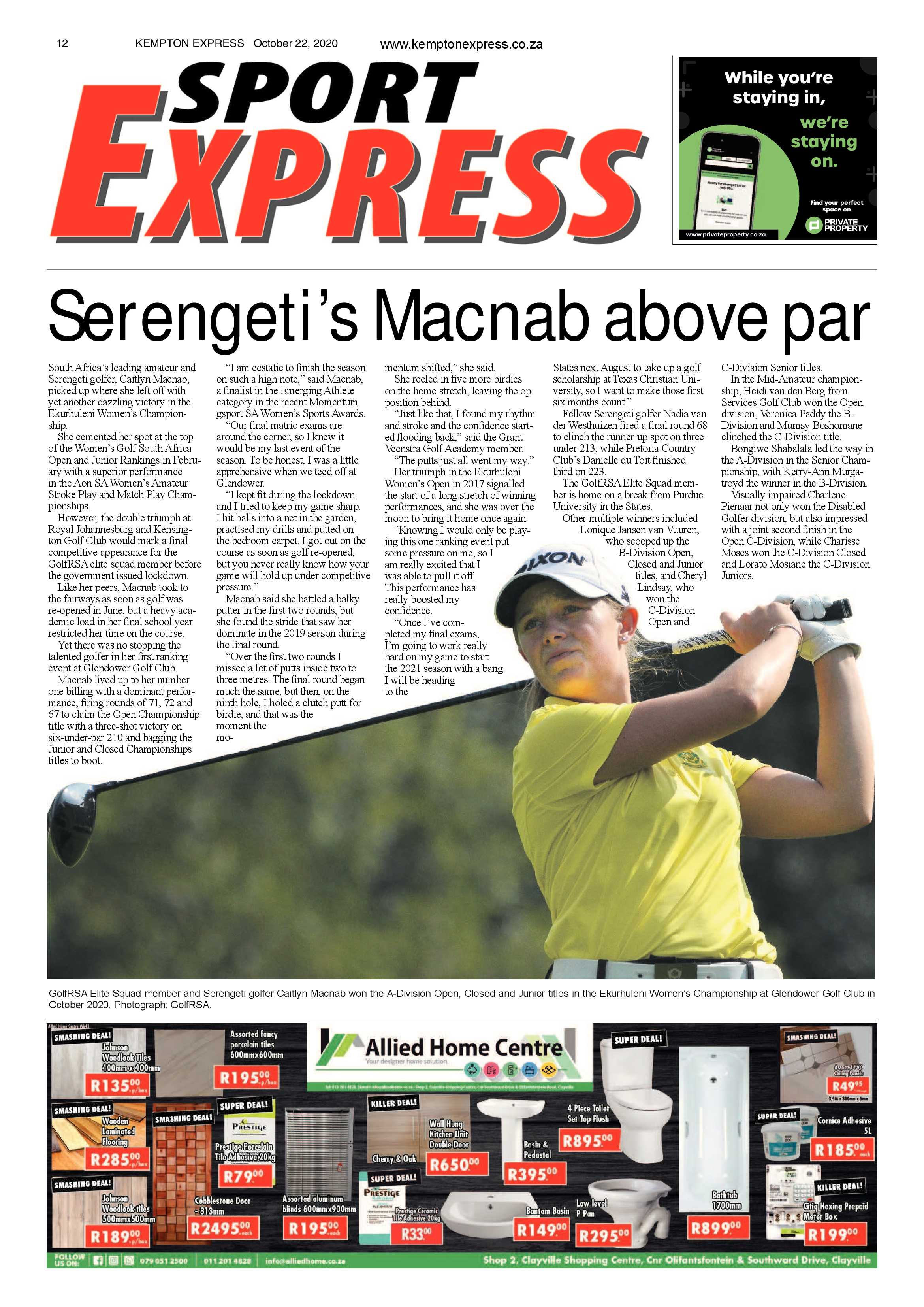 Kempton Express 22 October  2020 page 12